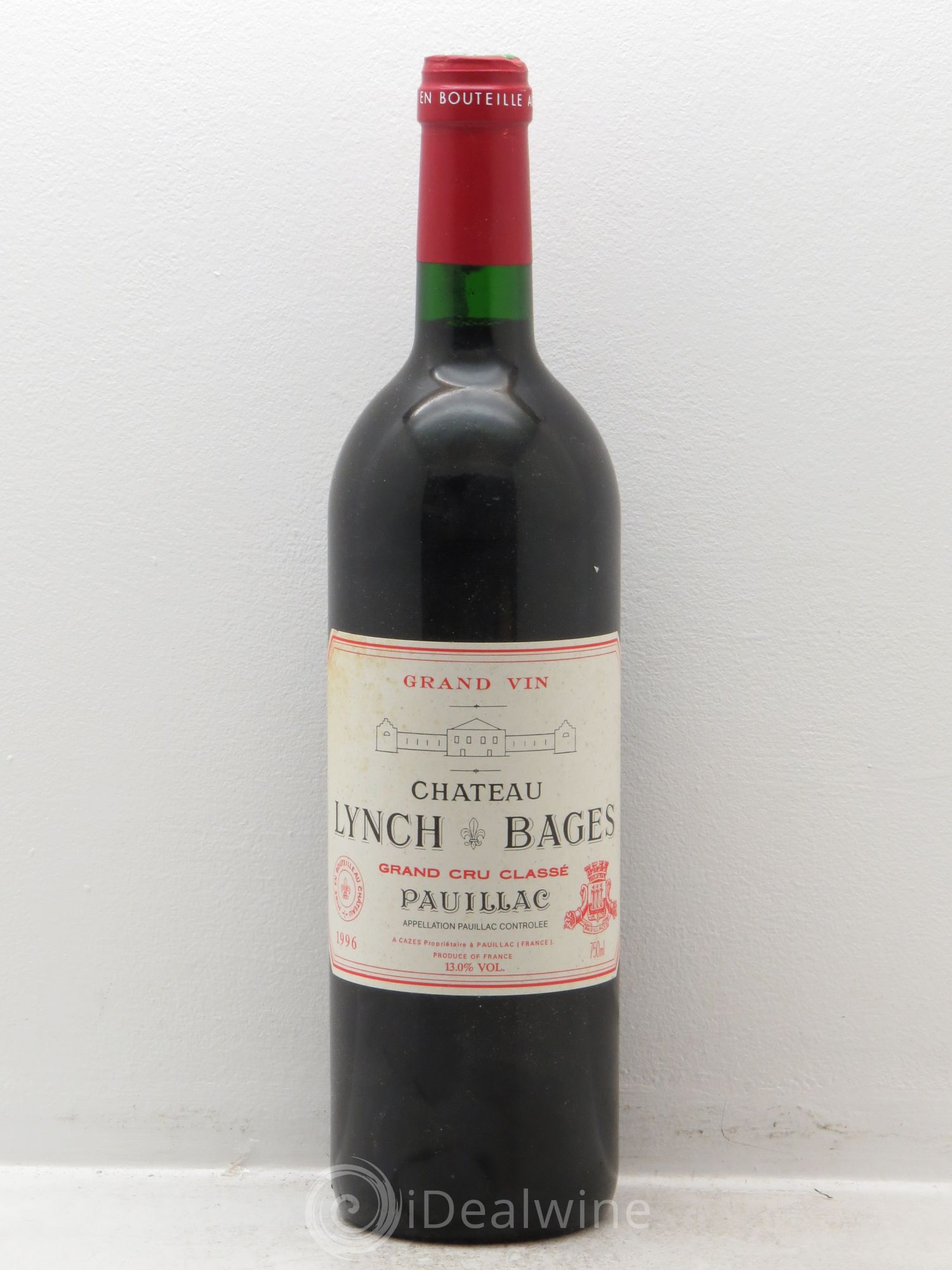 Château Lynch Bages 5ème Grand Cru Classé 1996 - Lot de 1 bouteille - 0