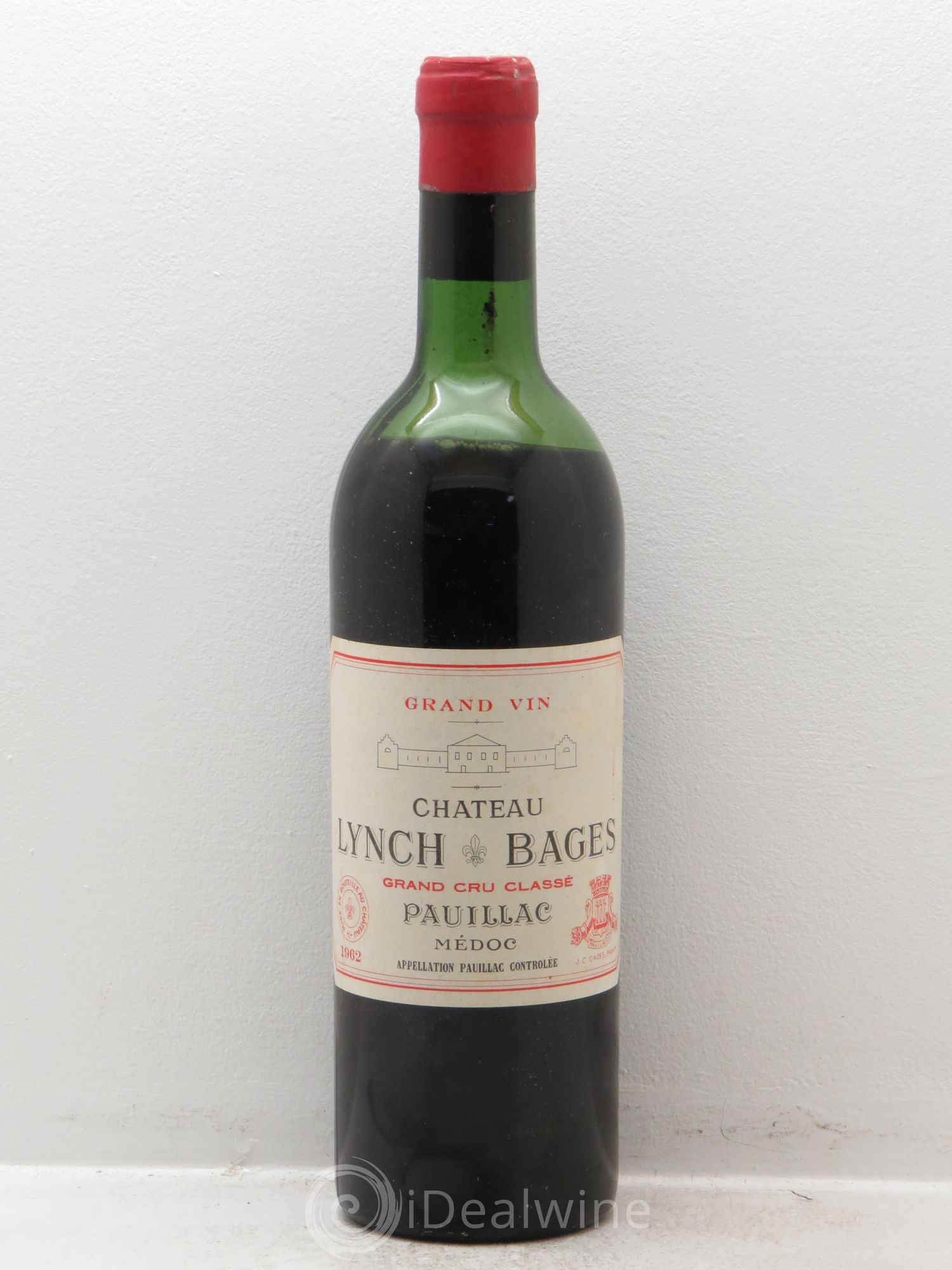 Château Lynch Bages 5ème Grand Cru Classé 1962 - Lot de 1 bouteille - 0
