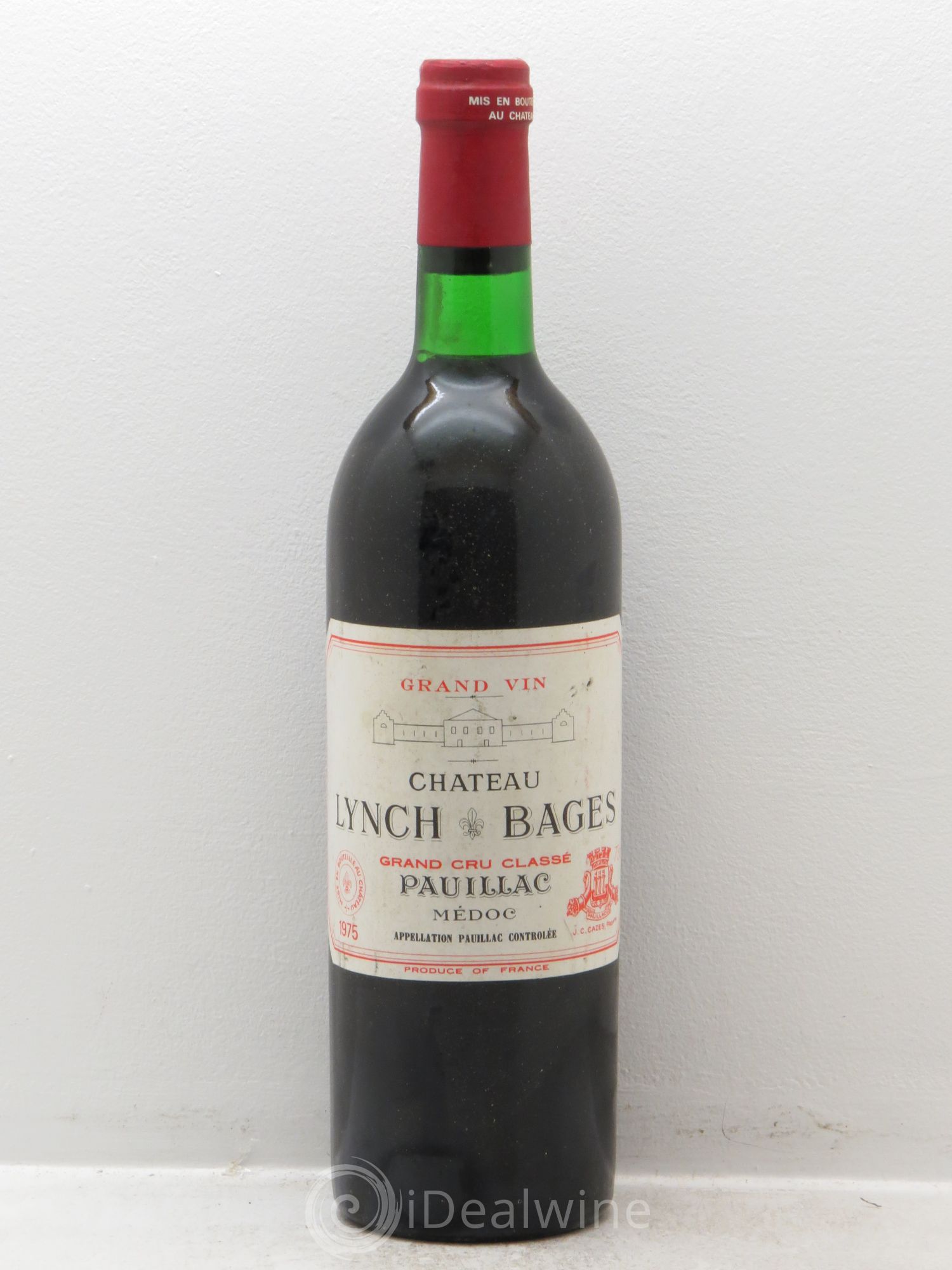 Château Lynch Bages 5ème Grand Cru Classé 1975 - Lot de 1 bouteille - 0
