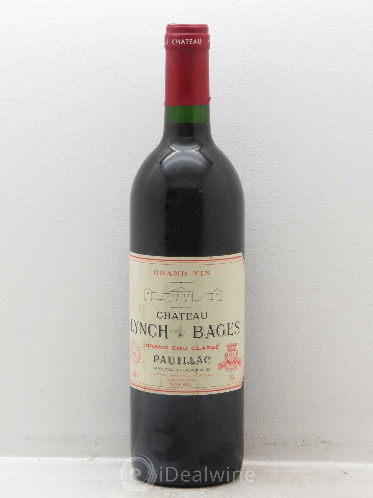 Château Lynch Bages 5ème Grand Cru Classé 1989 - Lot de 1 bouteille - 0