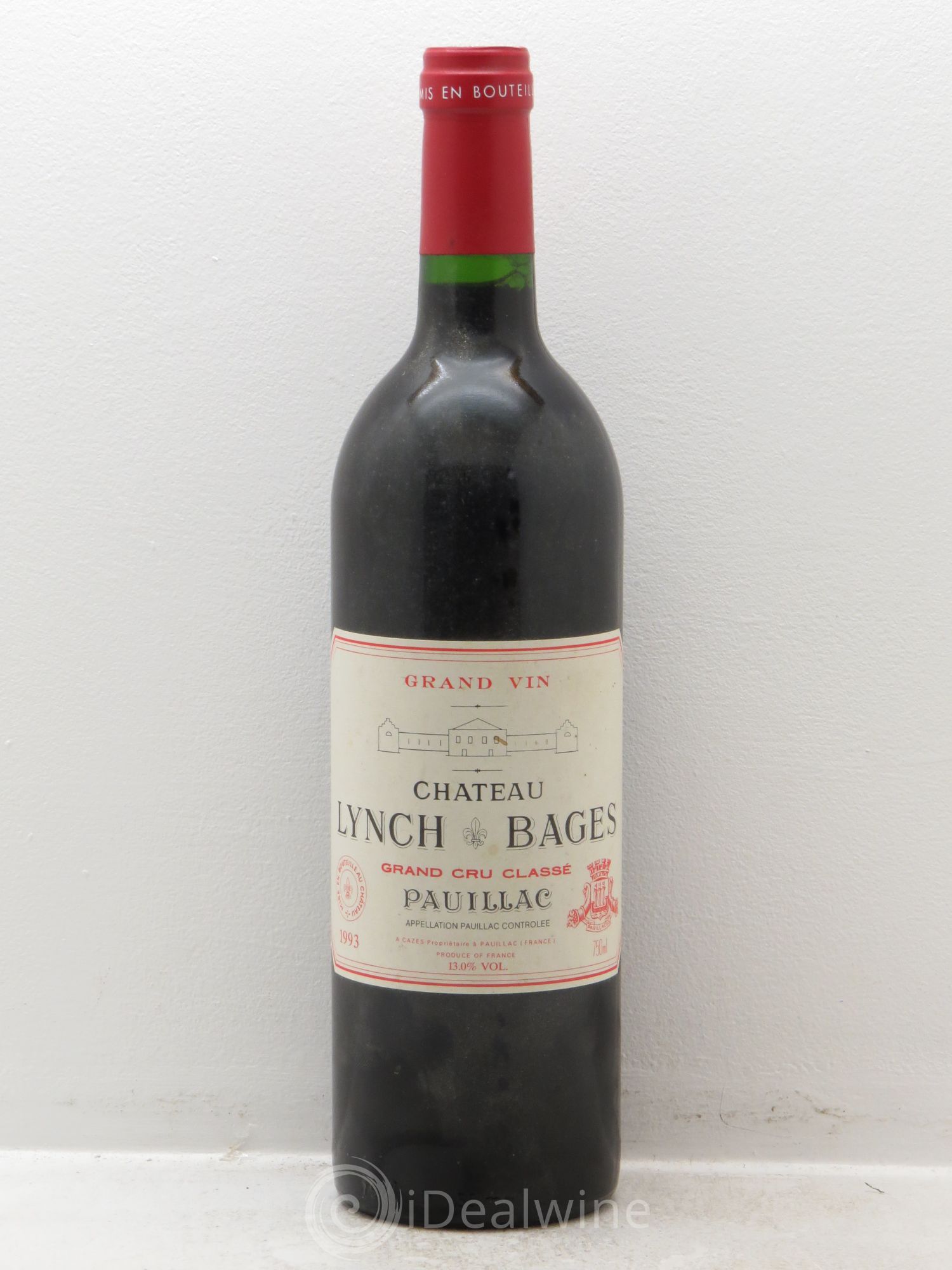 Château Lynch Bages 5ème Grand Cru Classé 1993 - Lot de 1 bouteille - 0