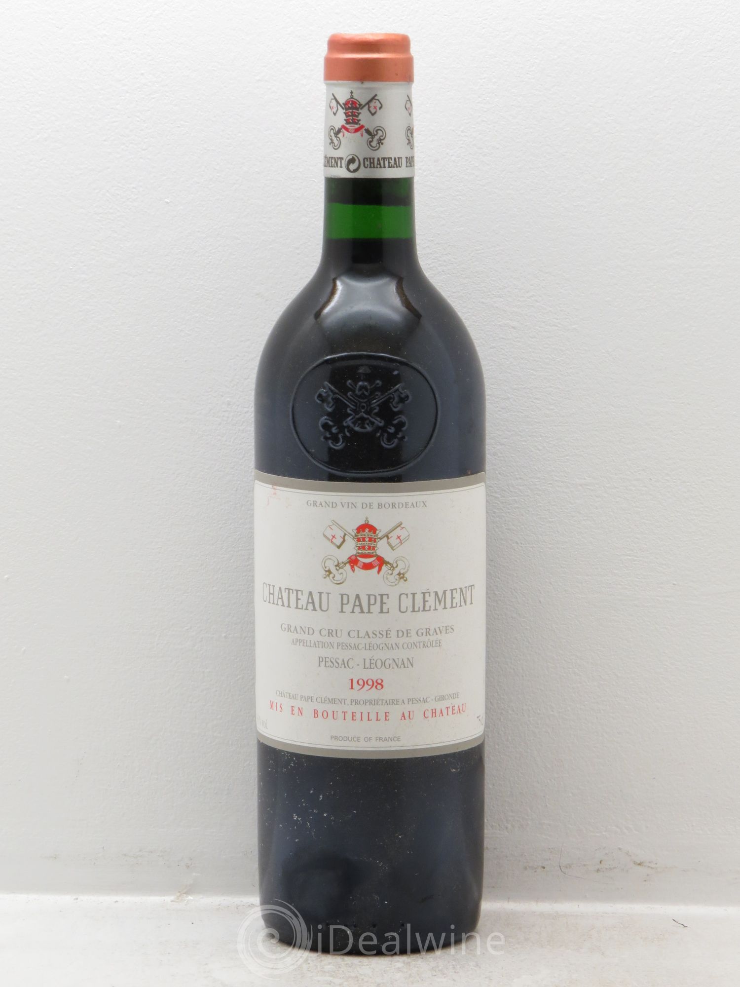 Château Pape Clément Cru Classé de Graves 1998 - Lot de 1 bouteille - 0