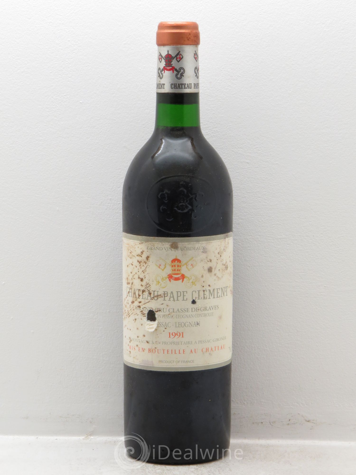 Château Pape Clément Cru Classé de Graves 1991 - Lot de 1 bouteille - 0