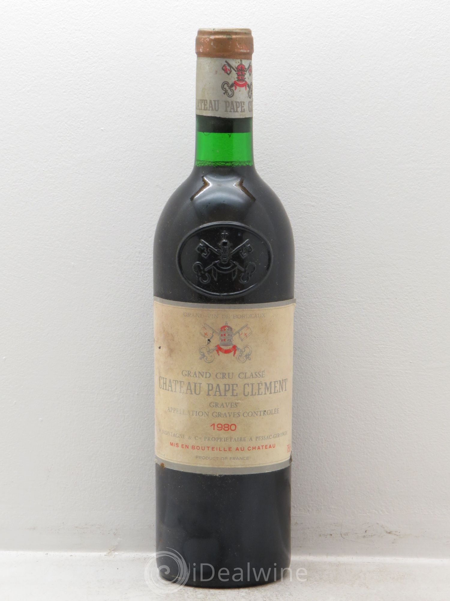 Château Pape Clément Cru Classé de Graves 1980 - Lot de 1 bouteille - 0