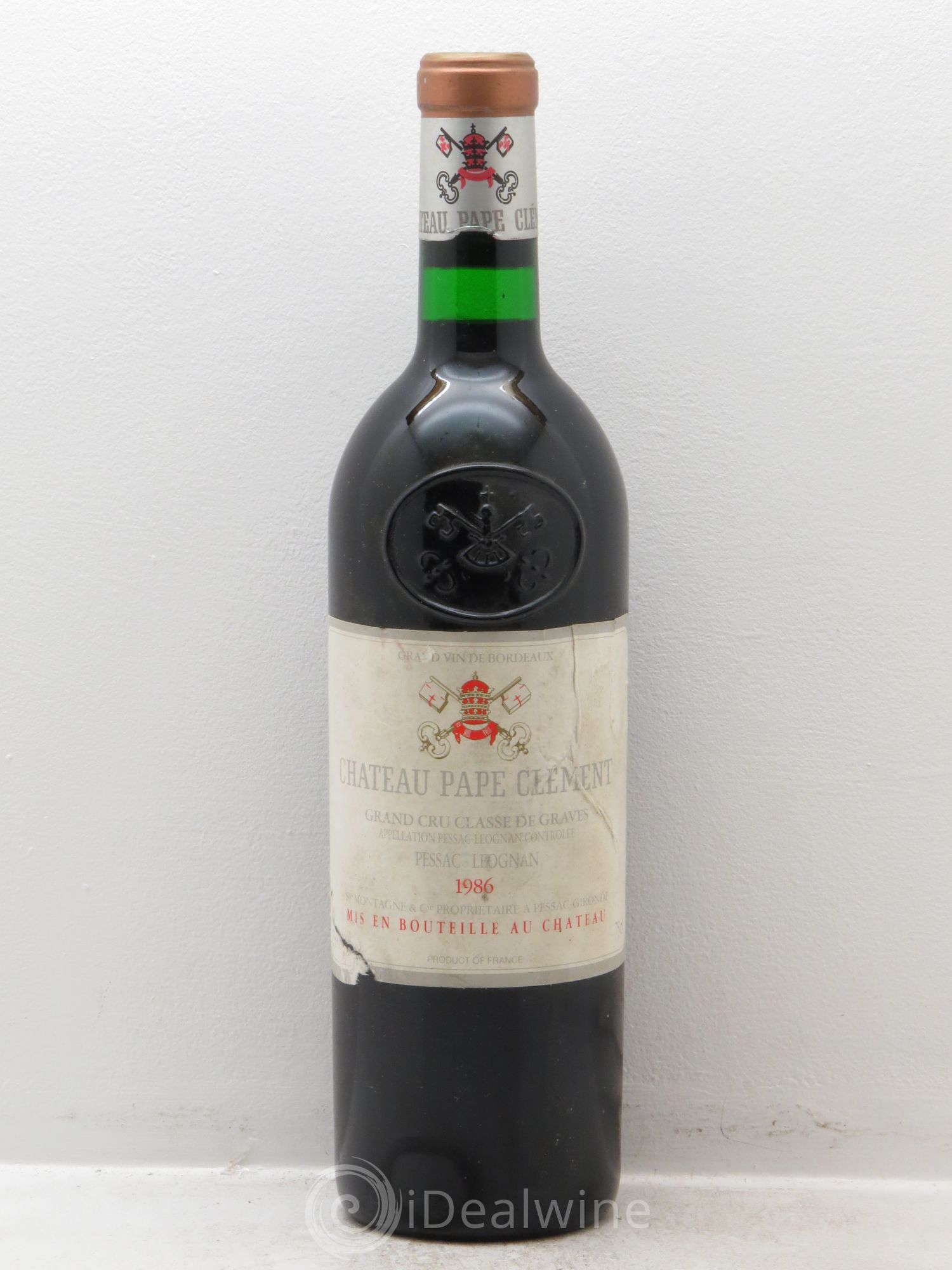 Château Pape Clément Cru Classé de Graves 1986 - Lot de 1 bouteille - 0