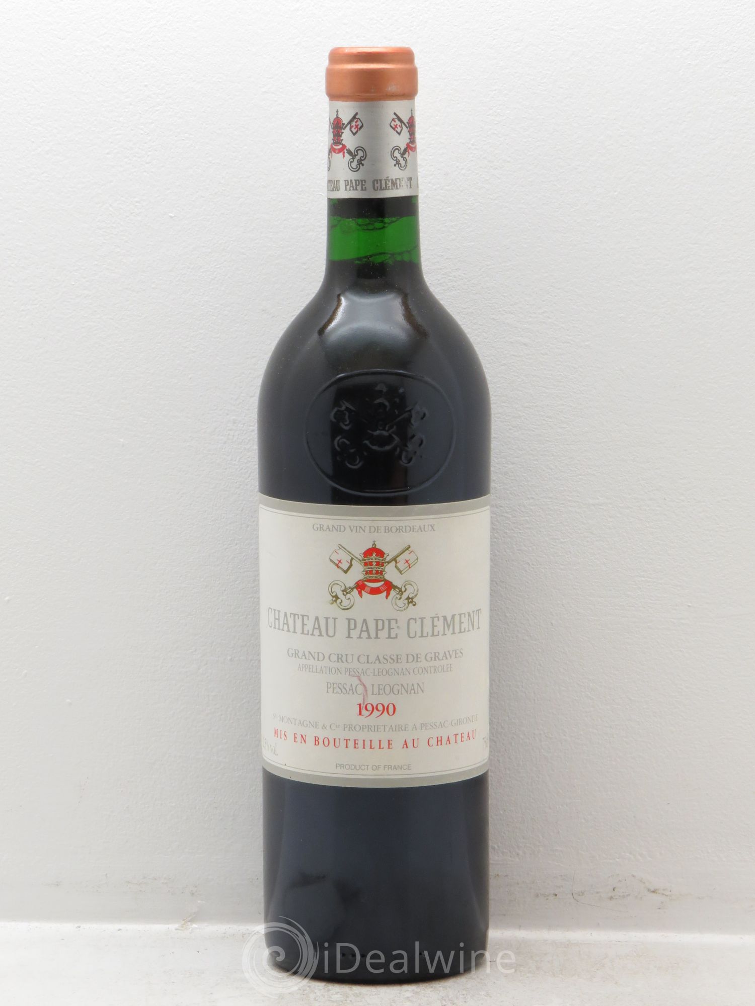 Château Pape Clément Cru Classé de Graves 1990 - Lot de 1 bouteille - 0