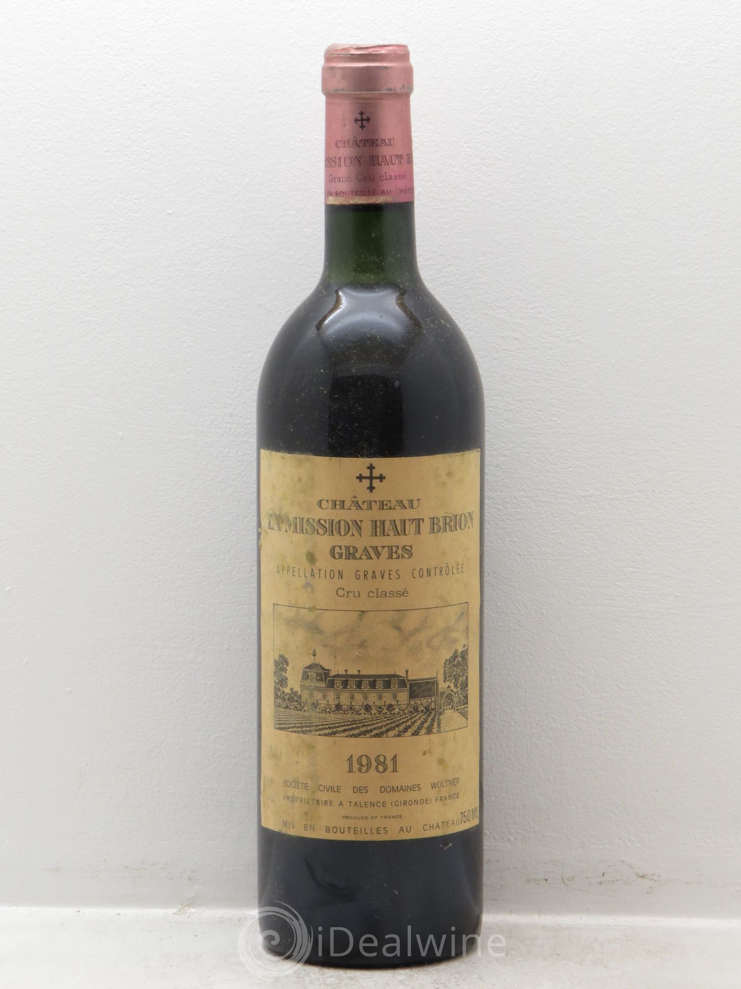 Château la Mission Haut-Brion Cru Classé de Graves 1981 - Lot de 1 bouteille - 0