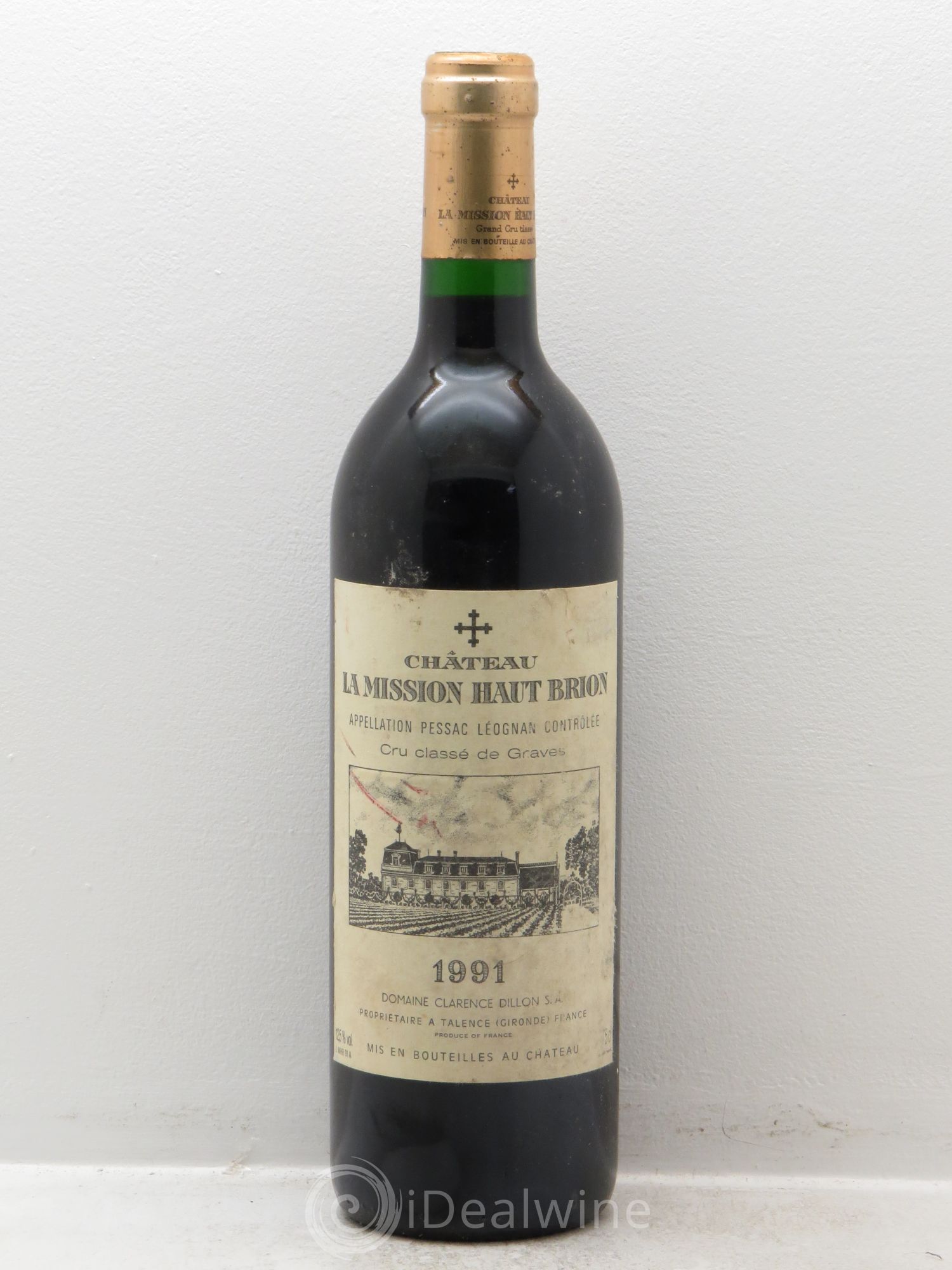 Château la Mission Haut-Brion Cru Classé de Graves 1991 - Lot de 1 bouteille - 0