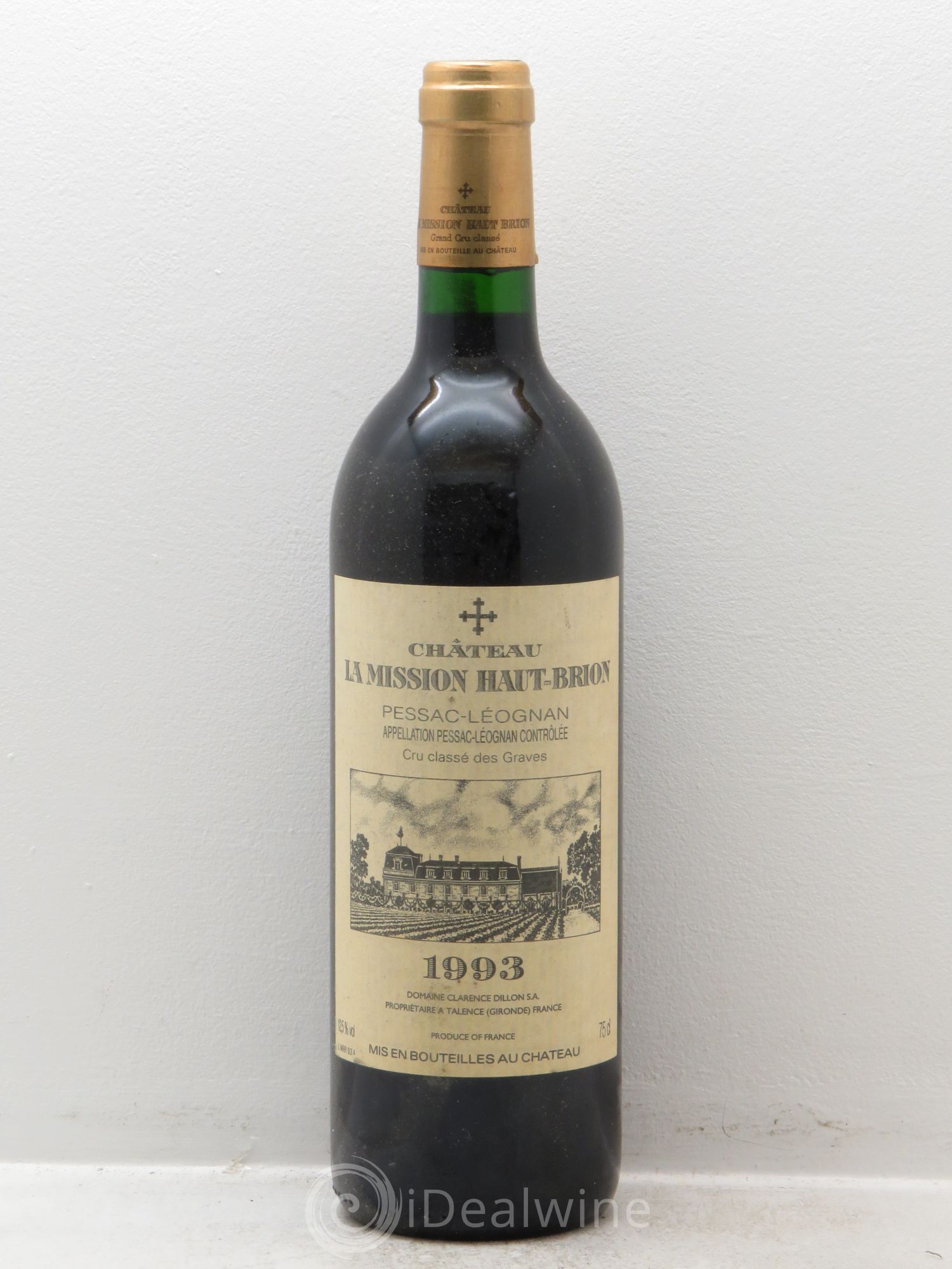 Château la Mission Haut-Brion Cru Classé de Graves 1993 - Lot de 1 bouteille - 0