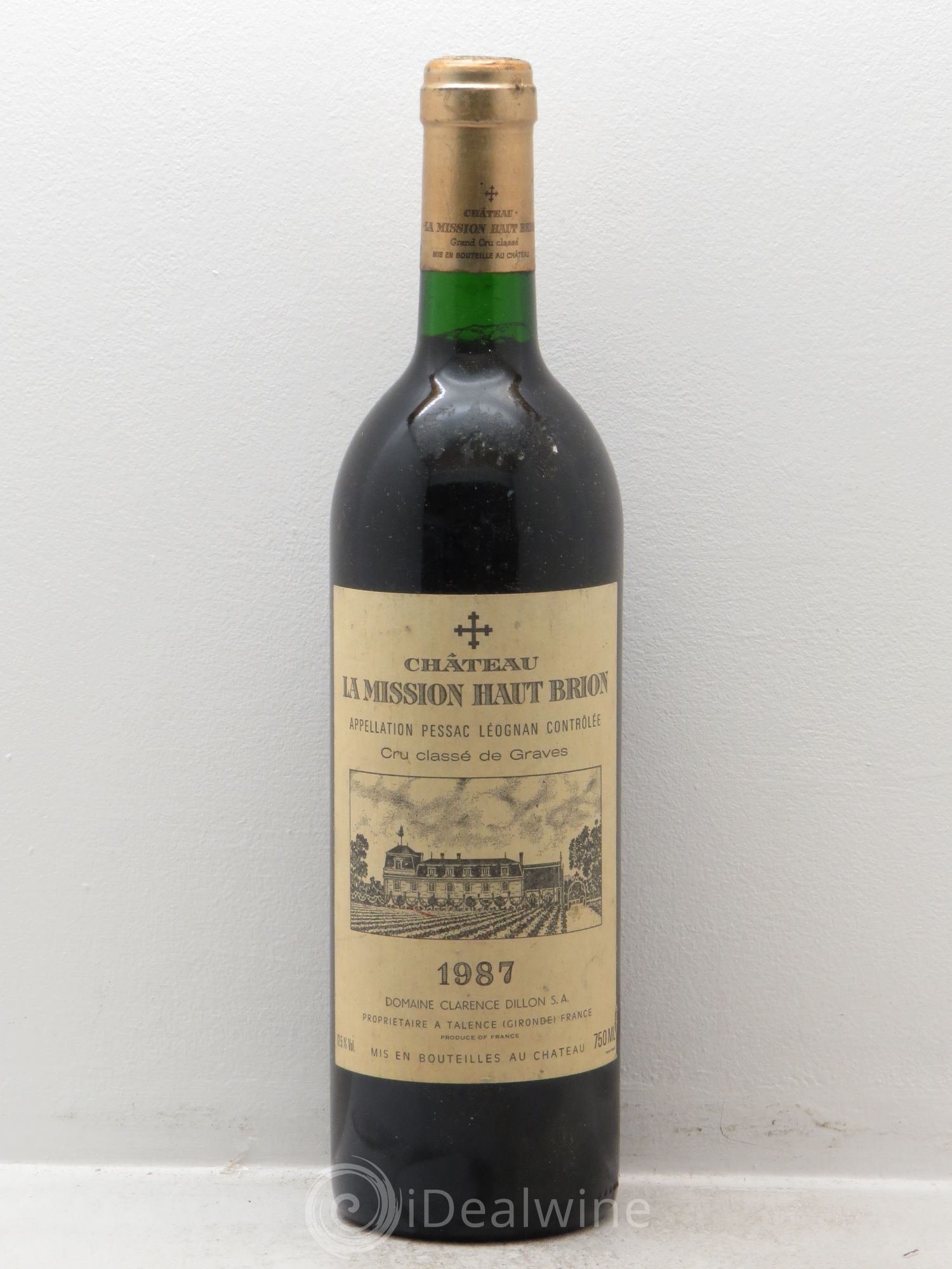 Château la Mission Haut-Brion Cru Classé de Graves 1987 - Lot de 1 bouteille - 0