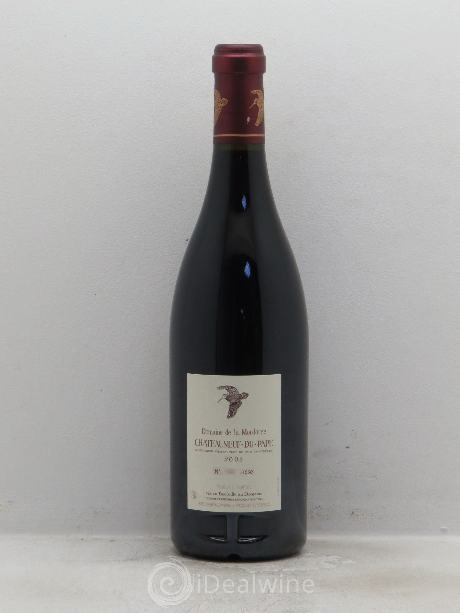 Châteauneuf-du-Pape La Plume du Peintre La Mordorée (Domaine de) 2005 - Lot de 1 bouteille - 1