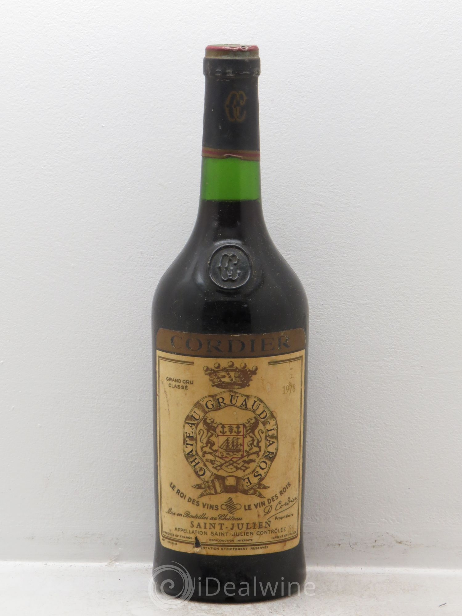 Château Gruaud Larose 2ème Grand Cru Classé 1978 - Lot de 1 bouteille - 0