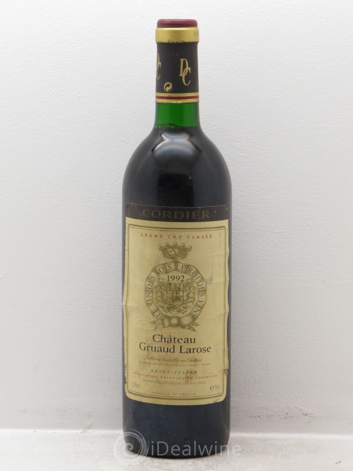 Château Gruaud Larose 2ème Grand Cru Classé 1992 - Lot de 1 bouteille - 0