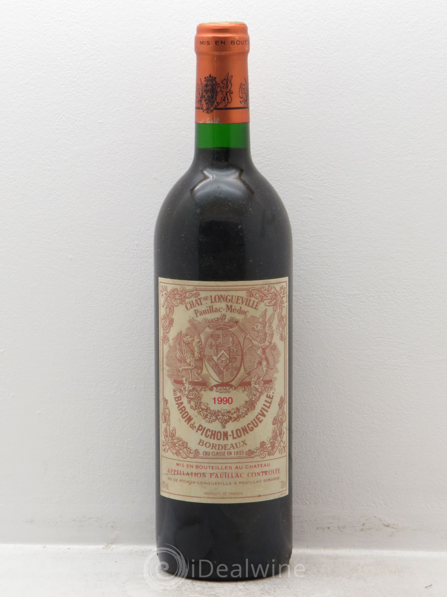 Pichon Longueville Baron 2ème Grand Cru Classé 1990 - Lot de 1 bouteille - 0