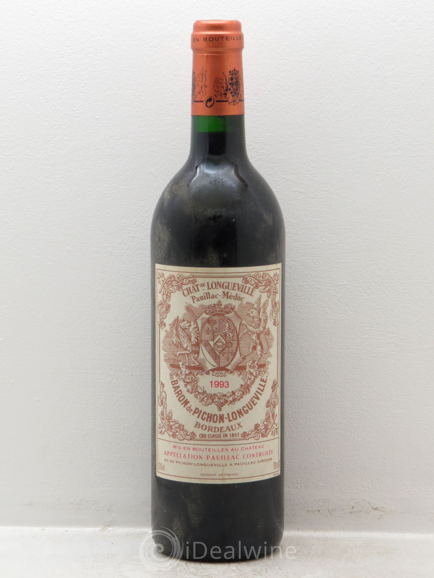 Pichon Longueville Baron 2ème Grand Cru Classé 1993 - Lot de 1 bouteille - 0