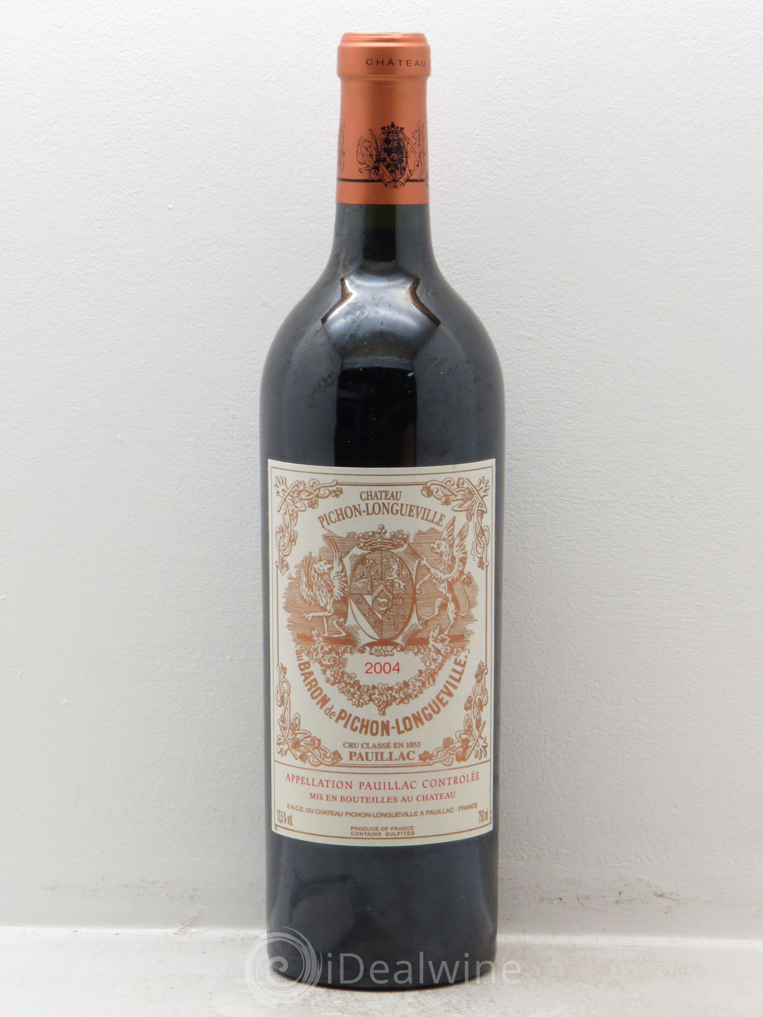 Pichon Longueville Baron 2ème Grand Cru Classé 2004 - Lot de 1 bouteille - 0