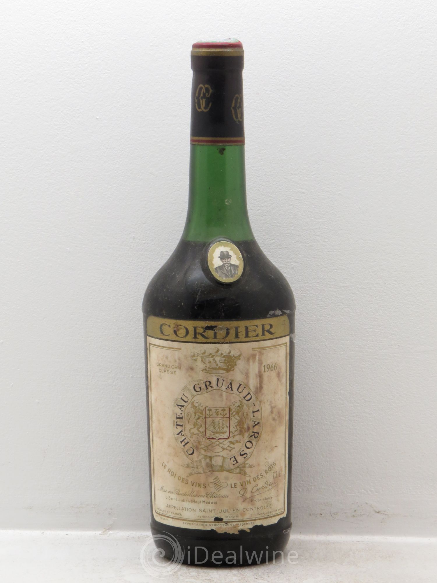 Château Gruaud Larose 2ème Grand Cru Classé 1966 - Lot de 1 bouteille - 0