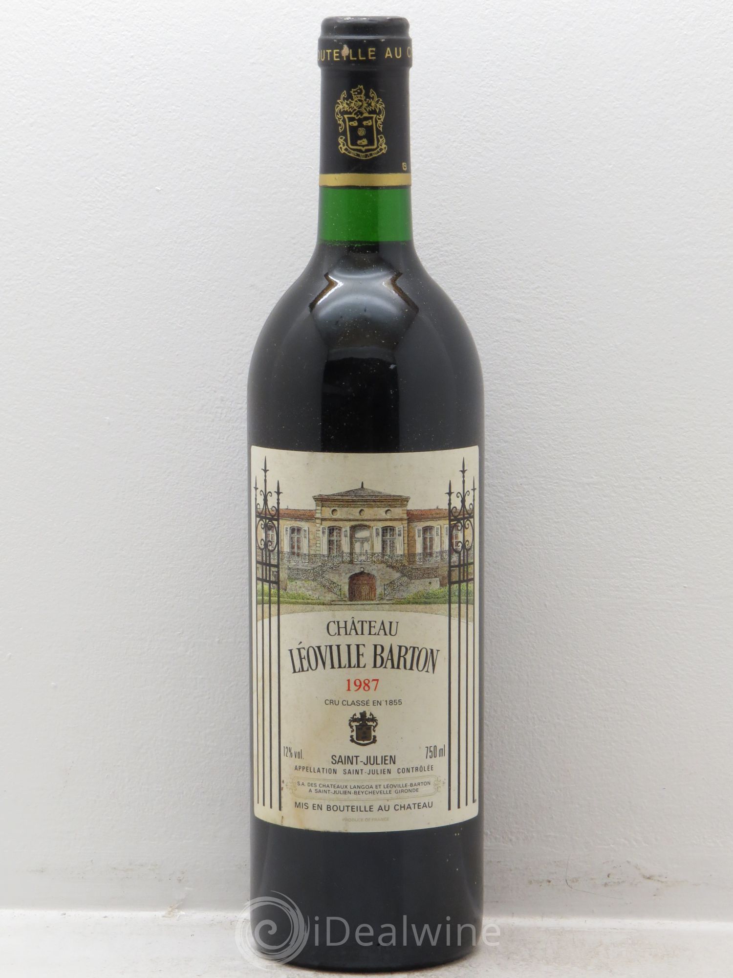 Château Léoville Barton 2ème Grand Cru Classé 1987 - Lot de 1 bouteille - 0