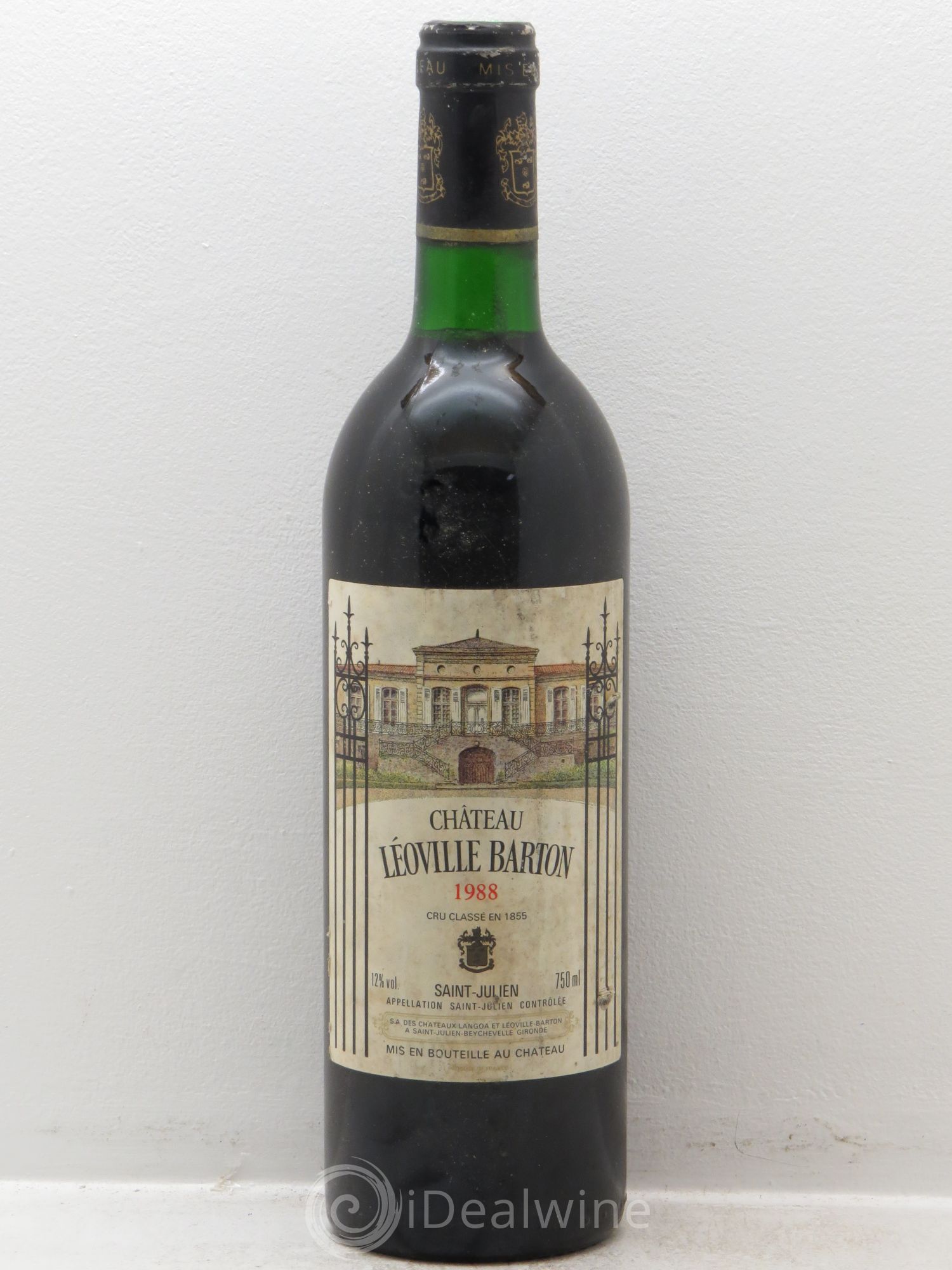 Château Léoville Barton 2ème Grand Cru Classé 1988 - Lot de 1 bouteille - 0