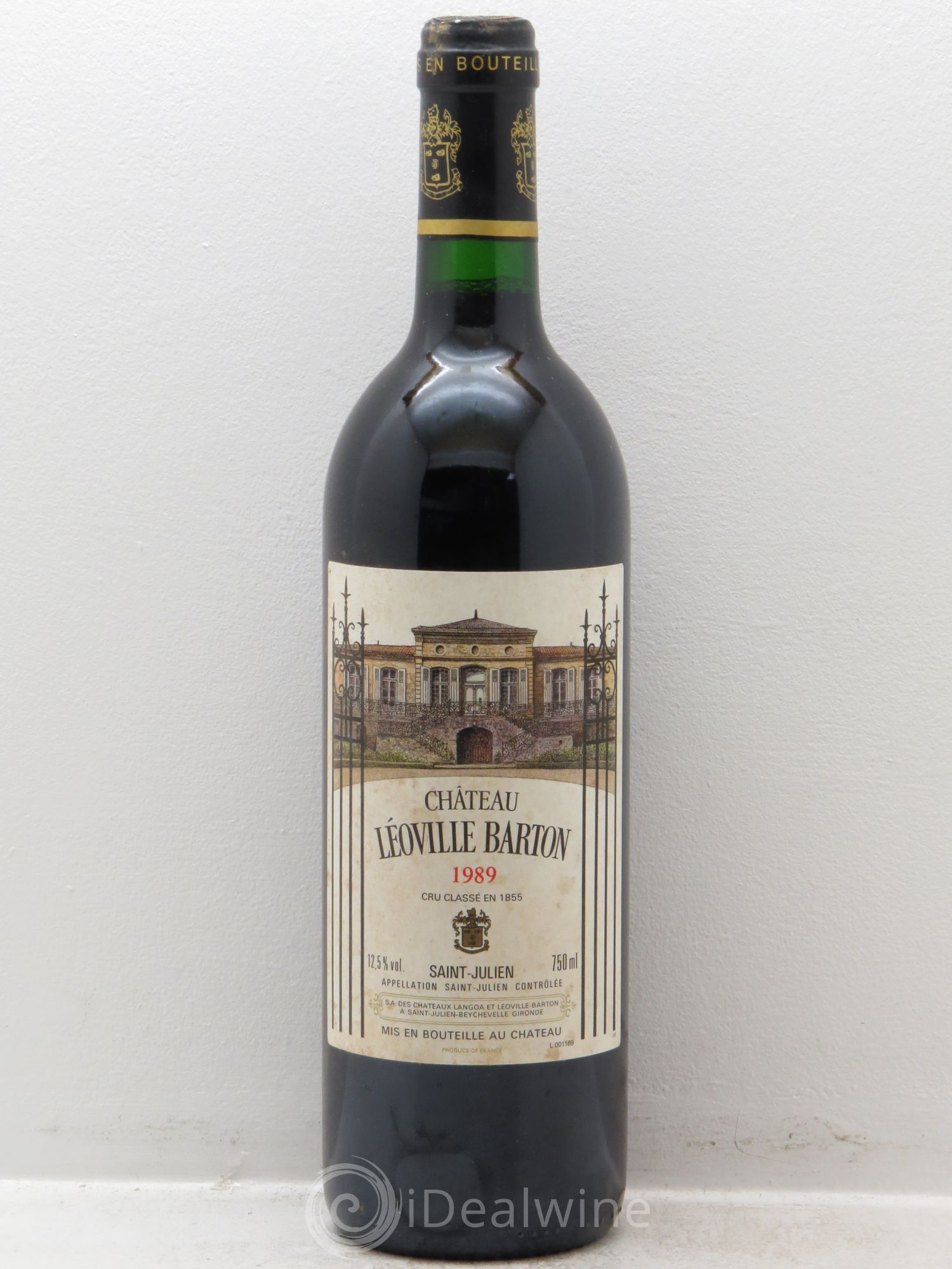 Château Léoville Barton 2ème Grand Cru Classé 1989 - Lot de 1 bouteille - 0