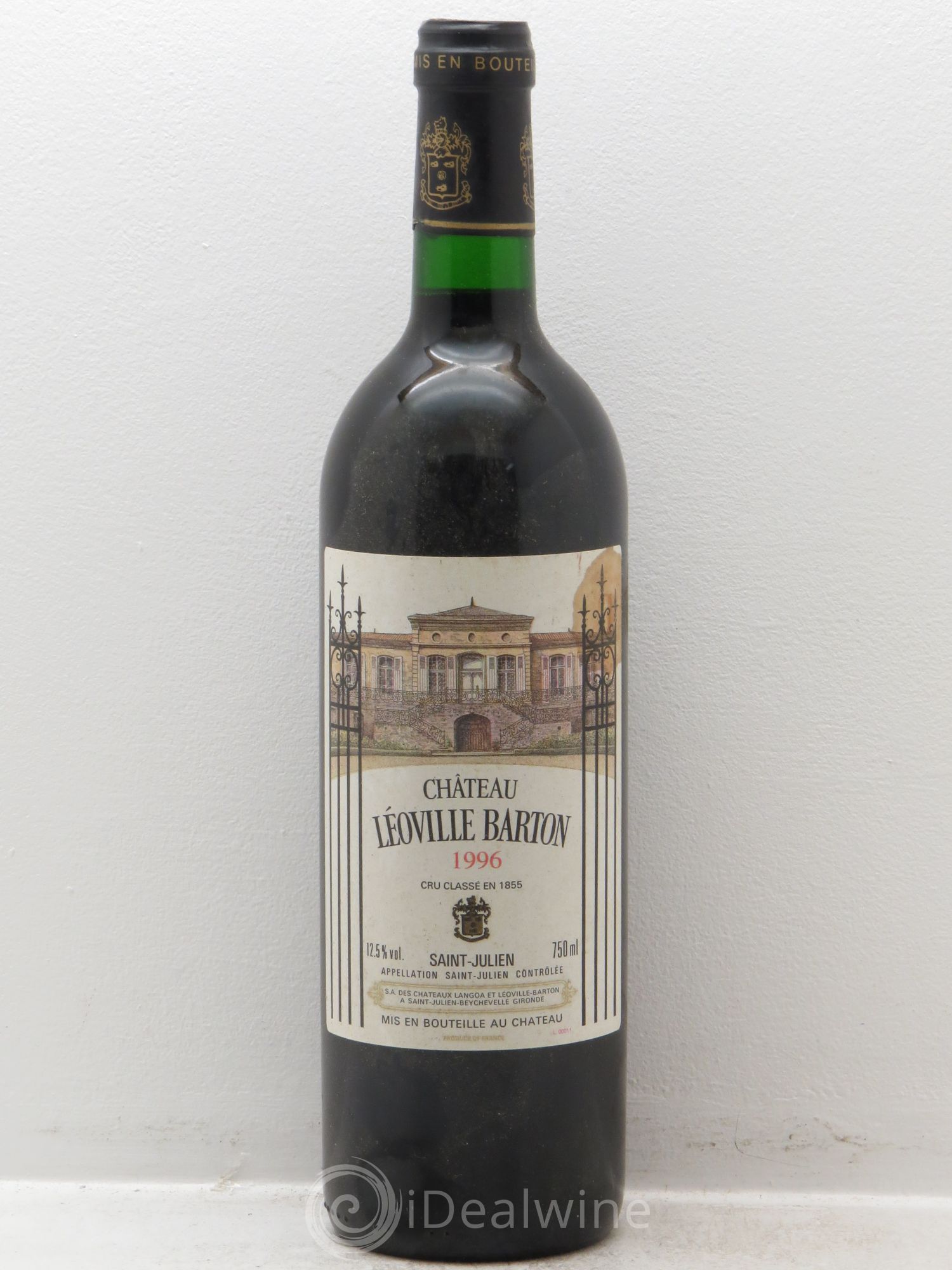 Château Léoville Barton 2ème Grand Cru Classé 1996 - Lot de 1 bouteille - 0
