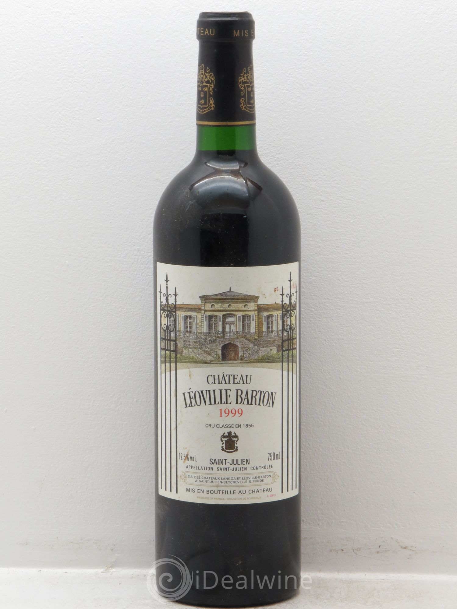 Château Léoville Barton 2ème Grand Cru Classé 1999 - Lot de 1 bouteille - 0