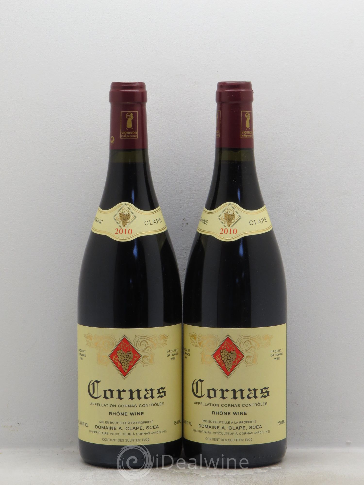 Cornas Auguste Clape 2010 - Lot de 2 bouteilles - 0