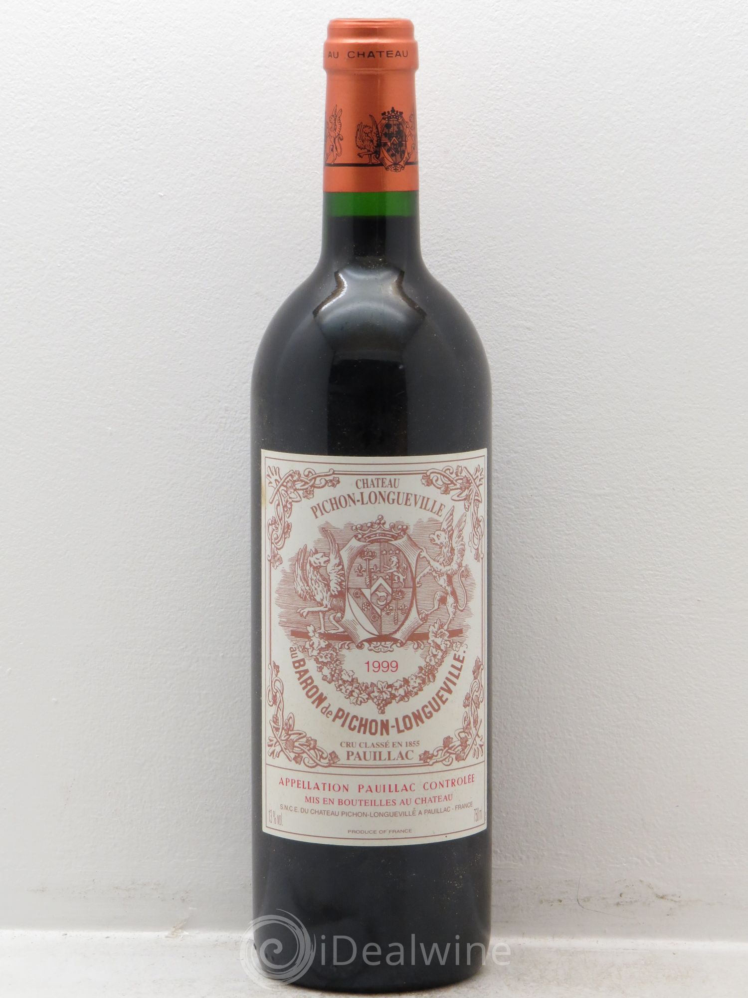Pichon Longueville Baron 2ème Grand Cru Classé 1999 - Lot de 1 bouteille - 0