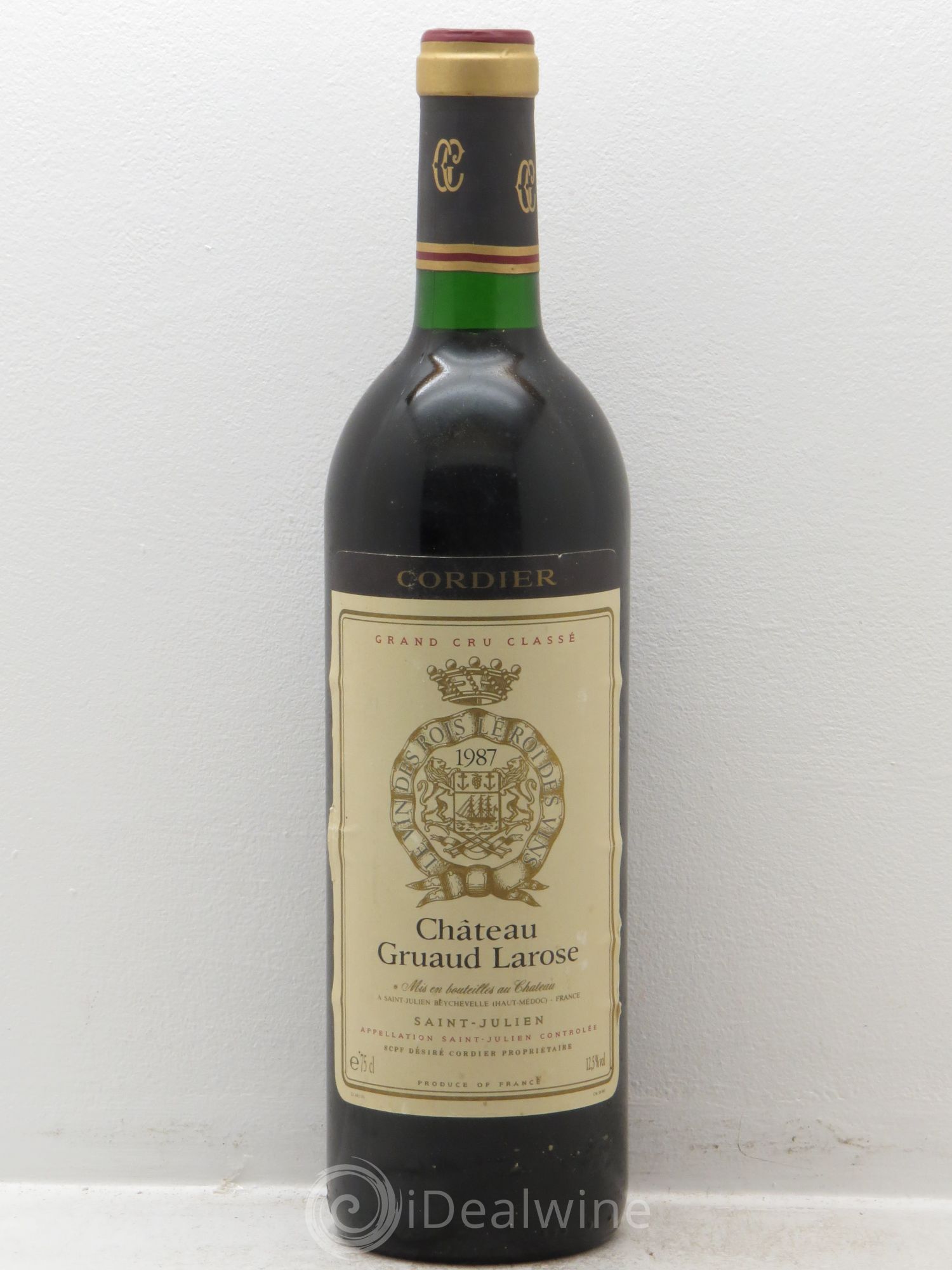 Château Gruaud Larose 2ème Grand Cru Classé 1987 - Lot de 1 bouteille - 0