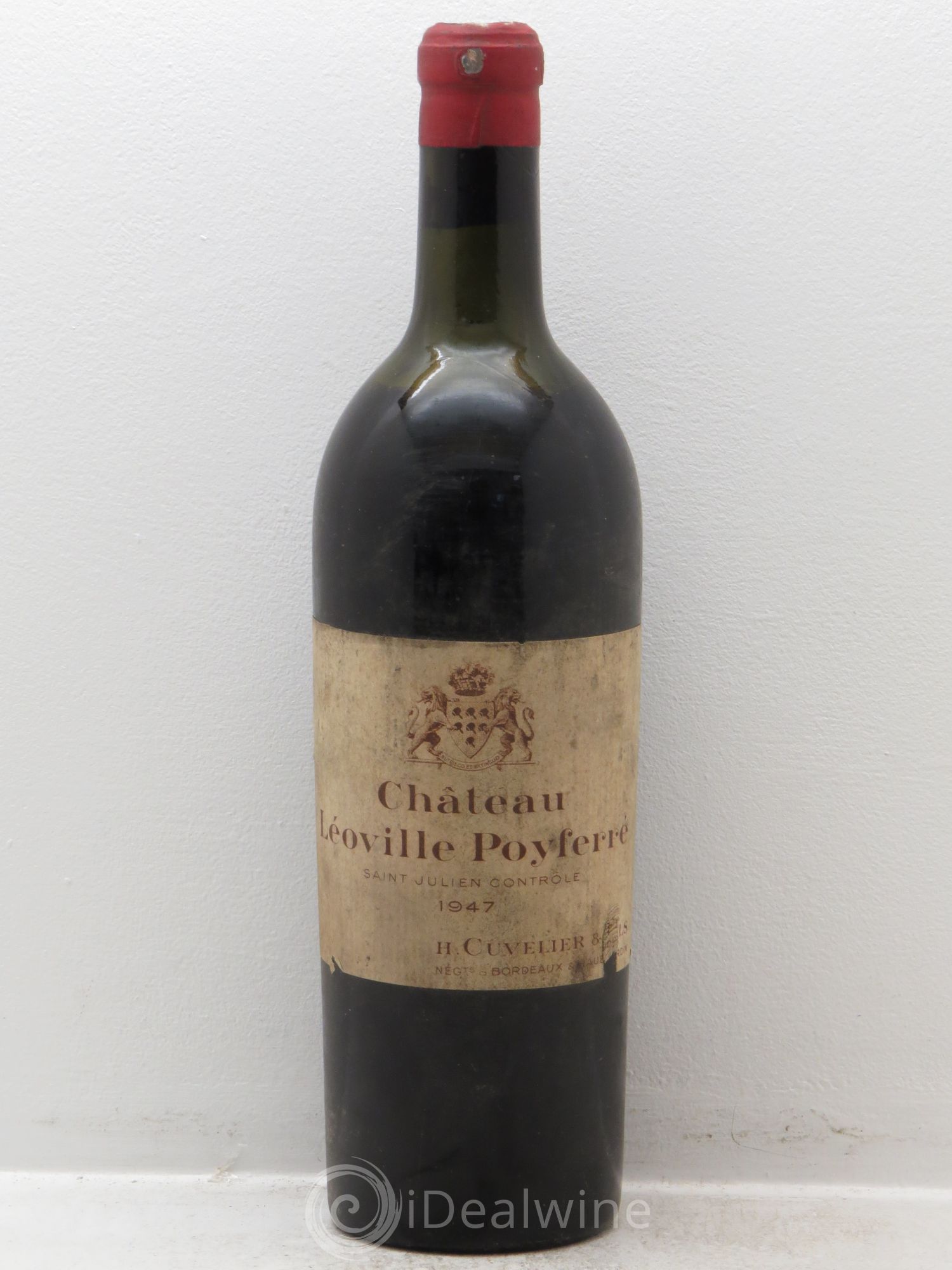 Château Léoville Poyferré 2ème Grand Cru Classé 1947 - Lot de 1 bouteille - 0