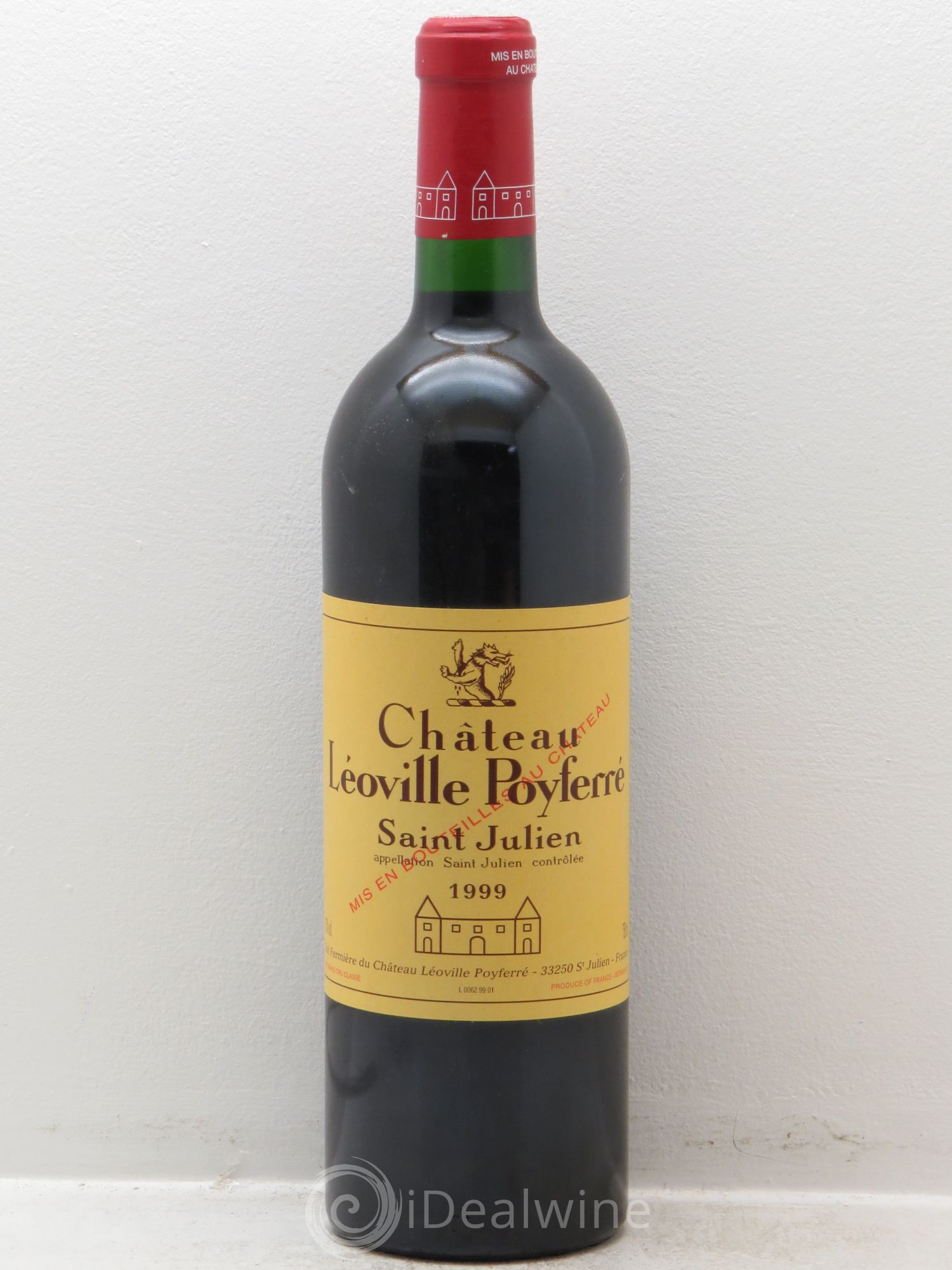 Château Léoville Poyferré 2ème Grand Cru Classé 1996 - Lot de 1 bouteille - 0