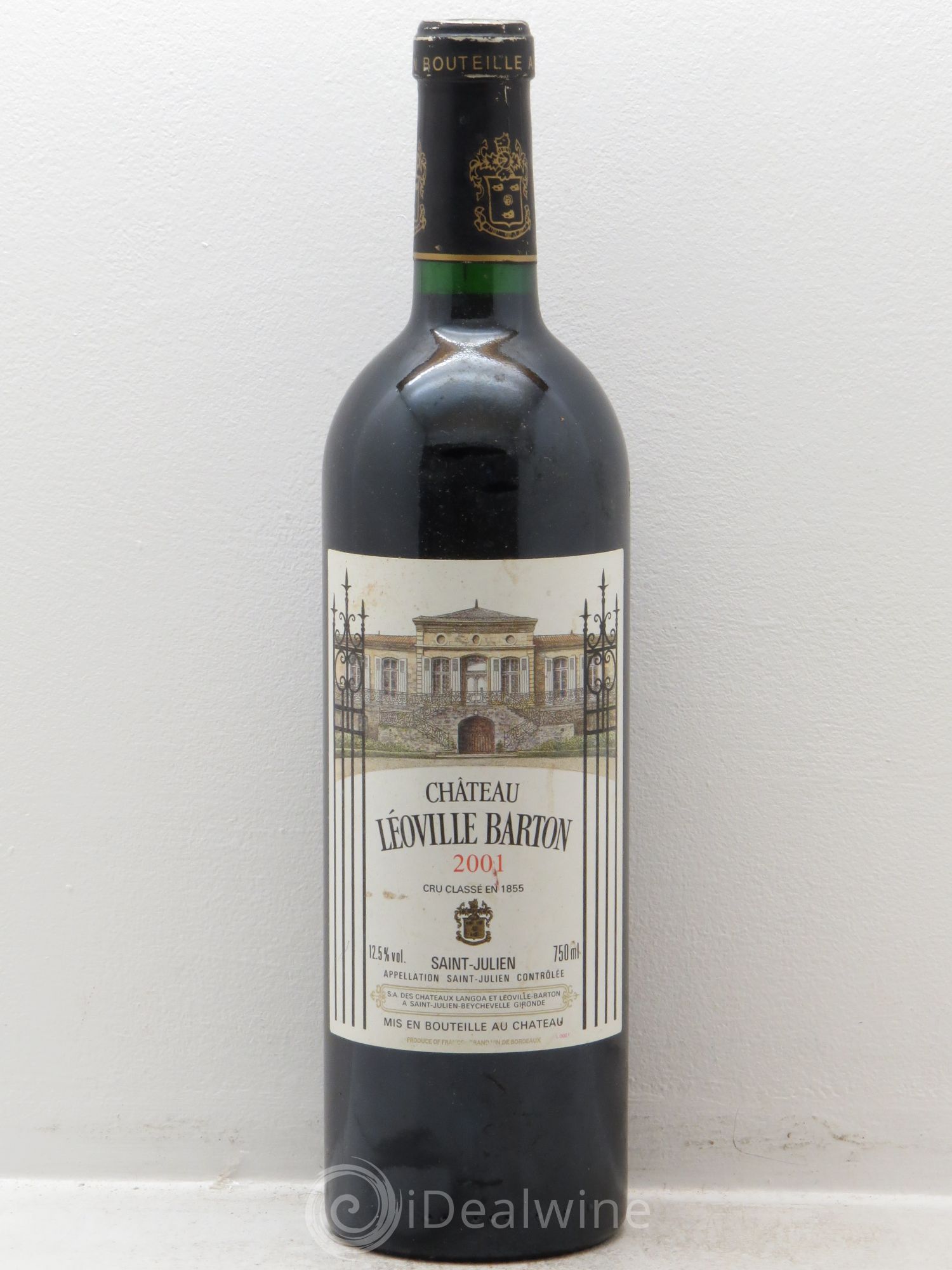 Château Léoville Barton 2ème Grand Cru Classé 2001 - Lot de 1 bouteille - 0