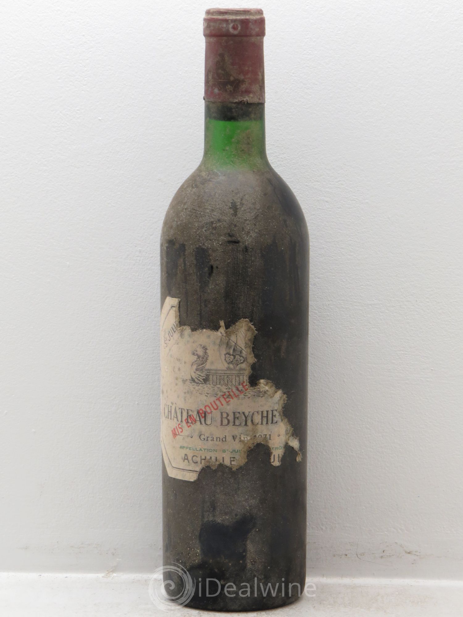 Château Beychevelle 4ème Grand Cru Classé 1971 - Lot de 1 bouteille - 0