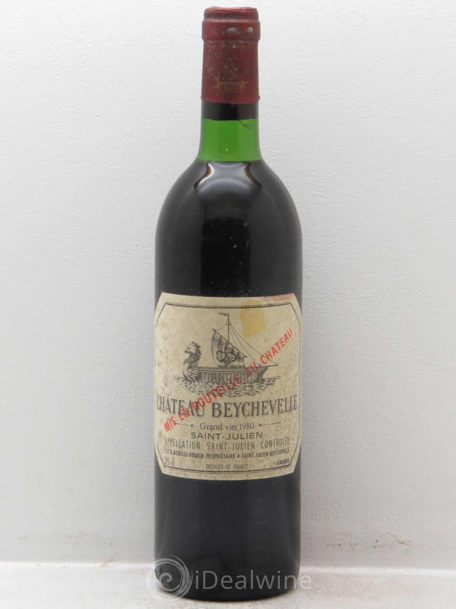 Château Beychevelle 4ème Grand Cru Classé 1980 - Lot de 1 bouteille - 0