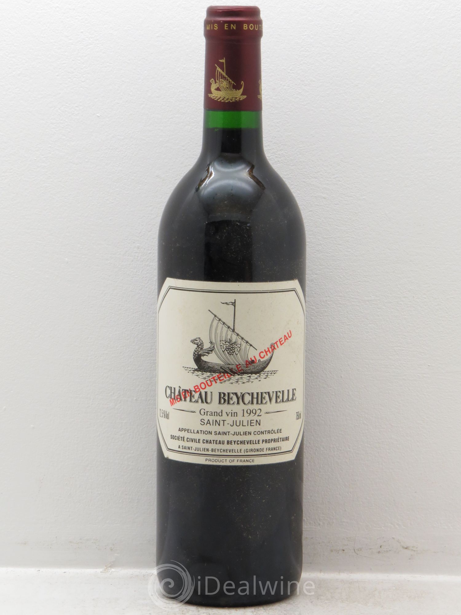 Château Beychevelle 4ème Grand Cru Classé 1992 - Lot de 1 bouteille - 0