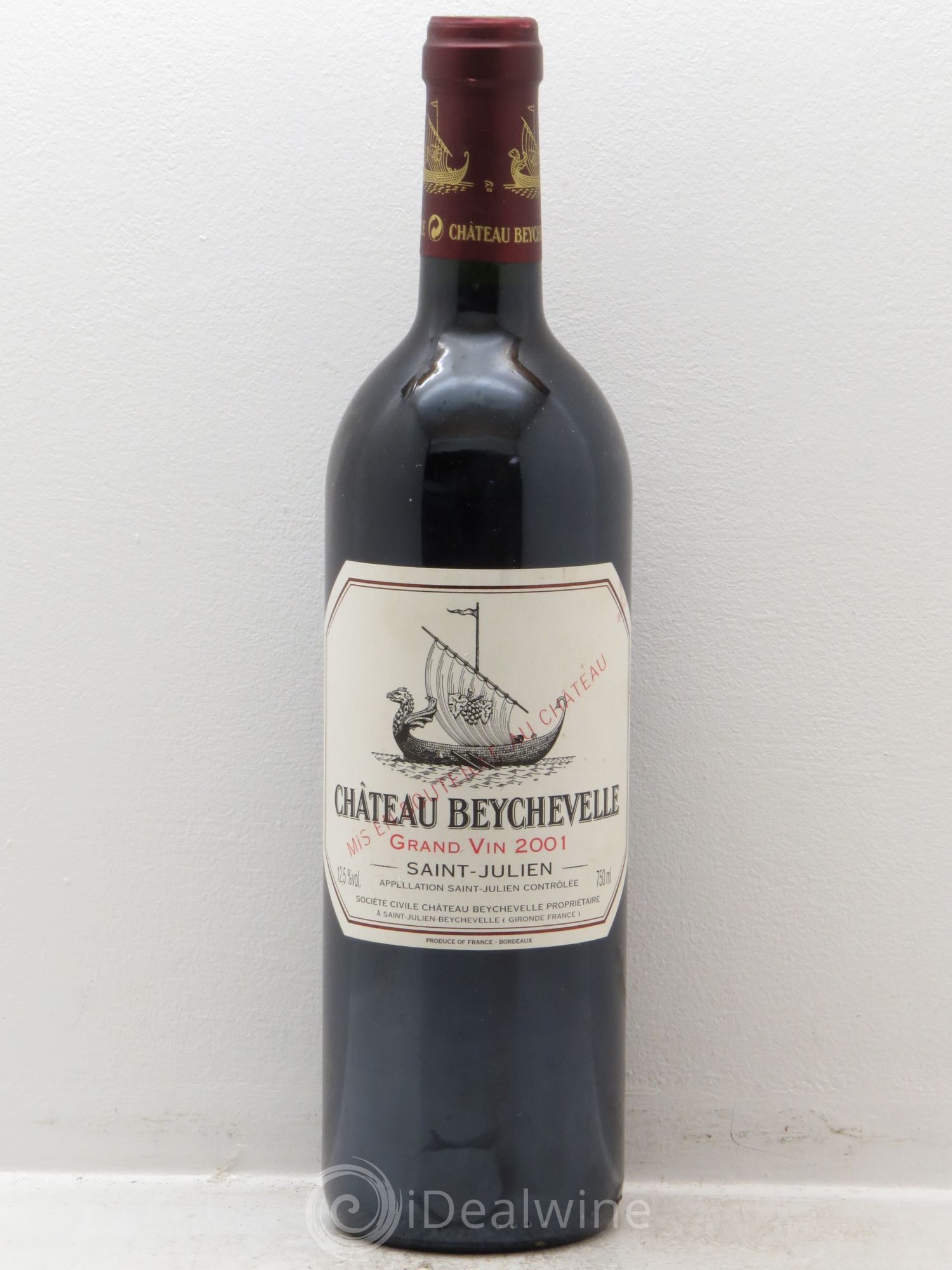 Château Beychevelle 4ème Grand Cru Classé 2001 - Lot de 1 bouteille - 0