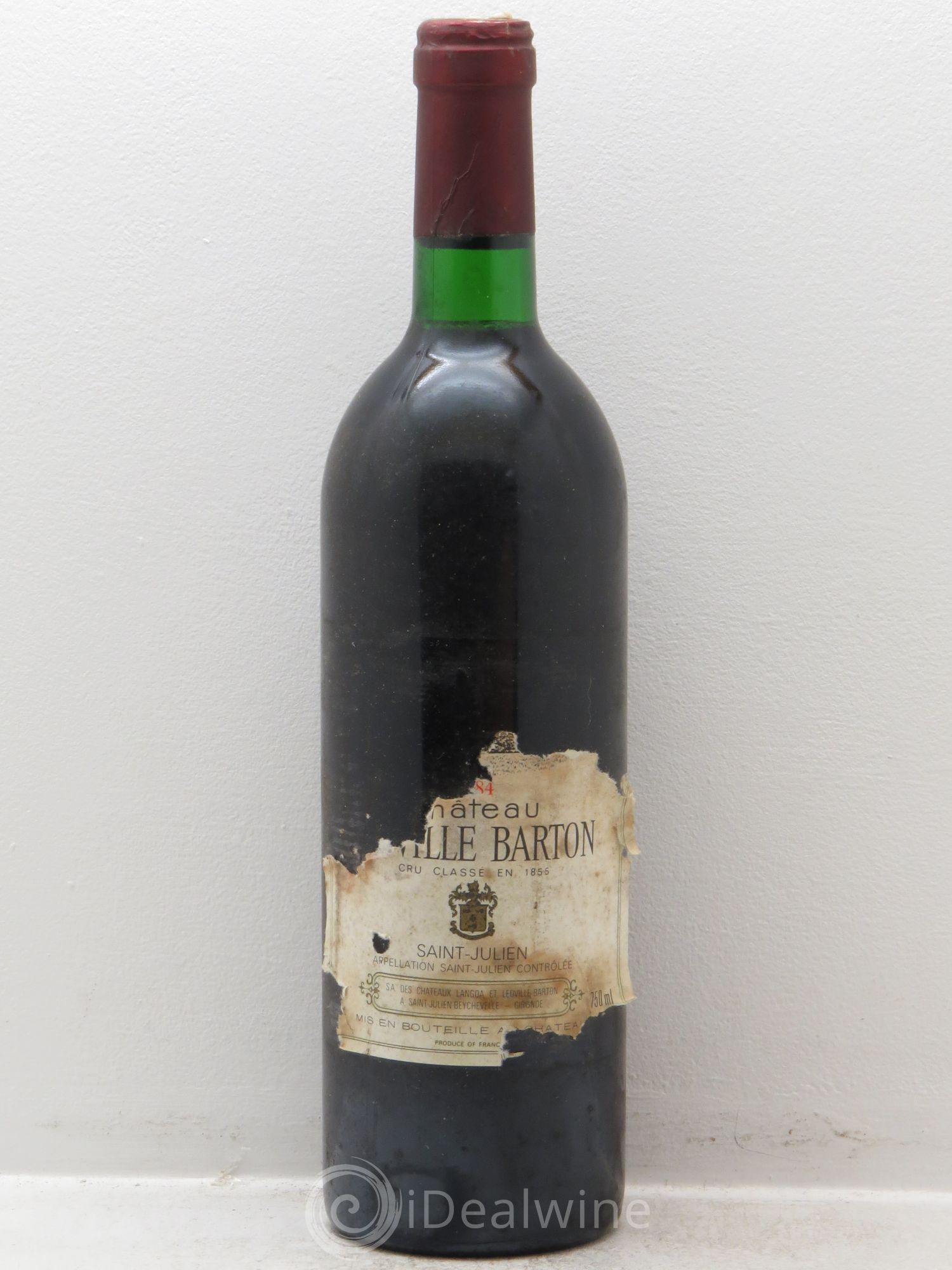 Château Léoville Barton 2ème Grand Cru Classé 1984 - Lot de 1 bouteille - 0