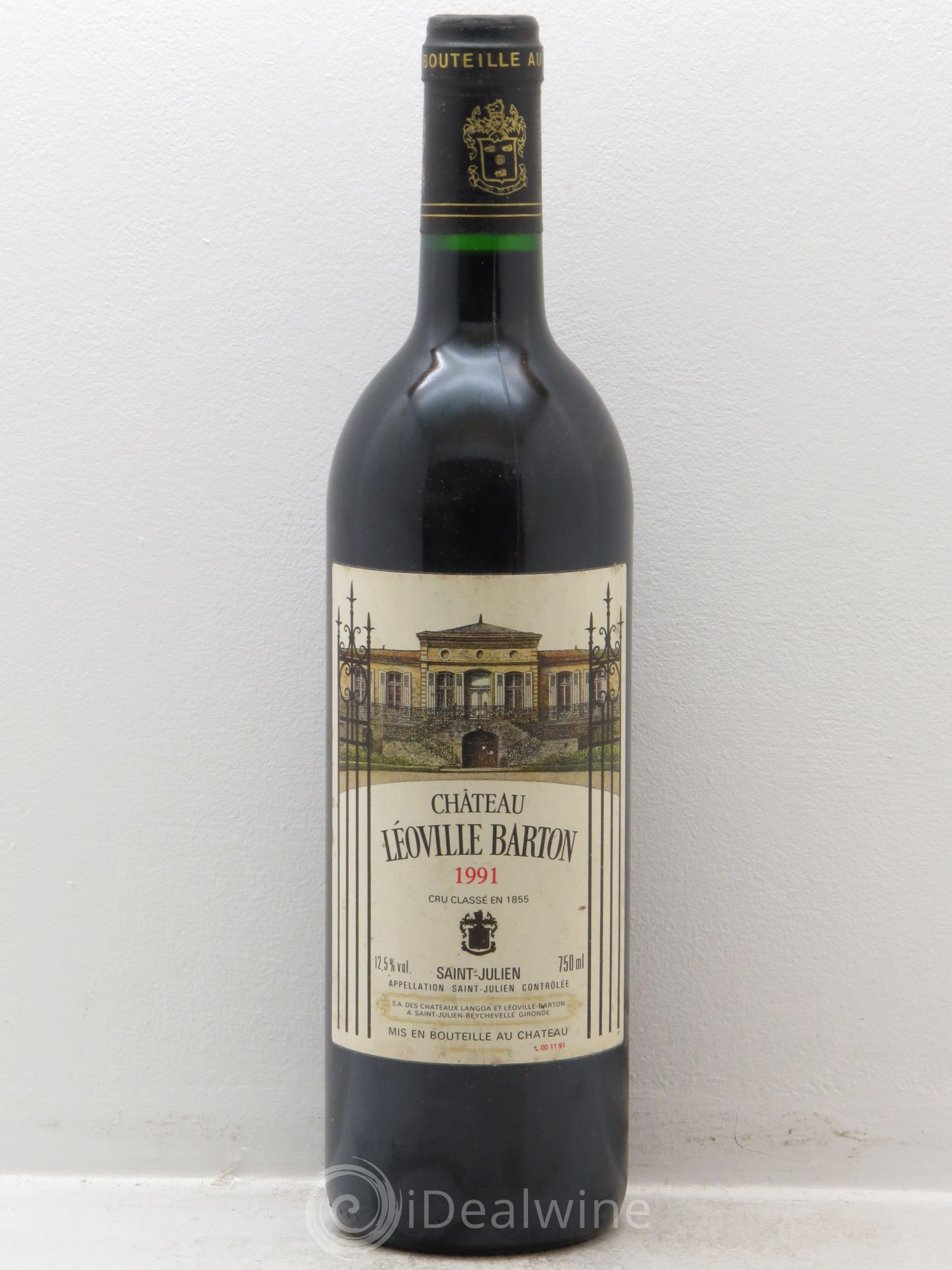 Château Léoville Barton 2ème Grand Cru Classé 1991 - Lot de 1 bouteille - 0