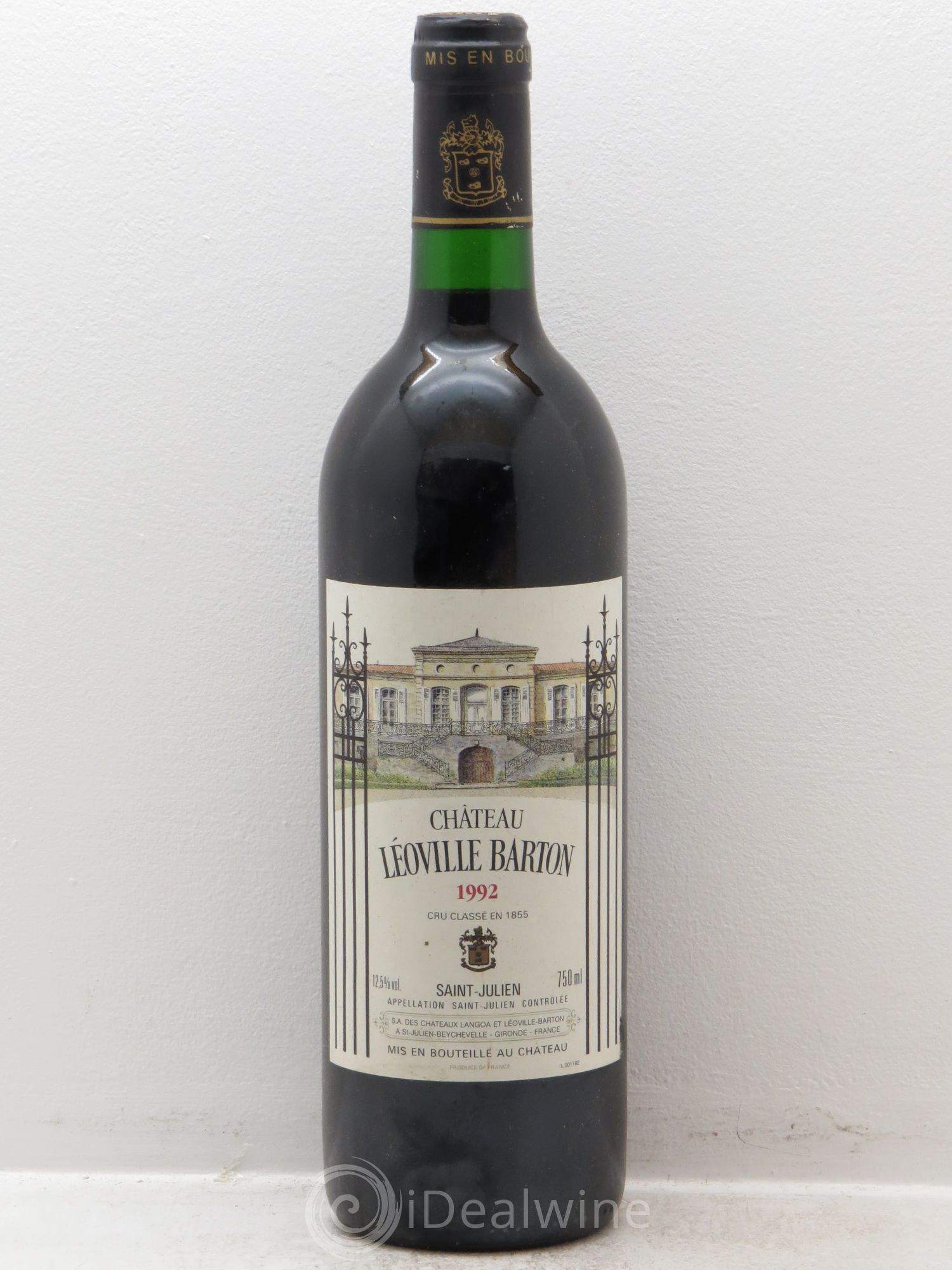 Château Léoville Barton 2ème Grand Cru Classé 1992 - Lot de 1 bouteille - 0