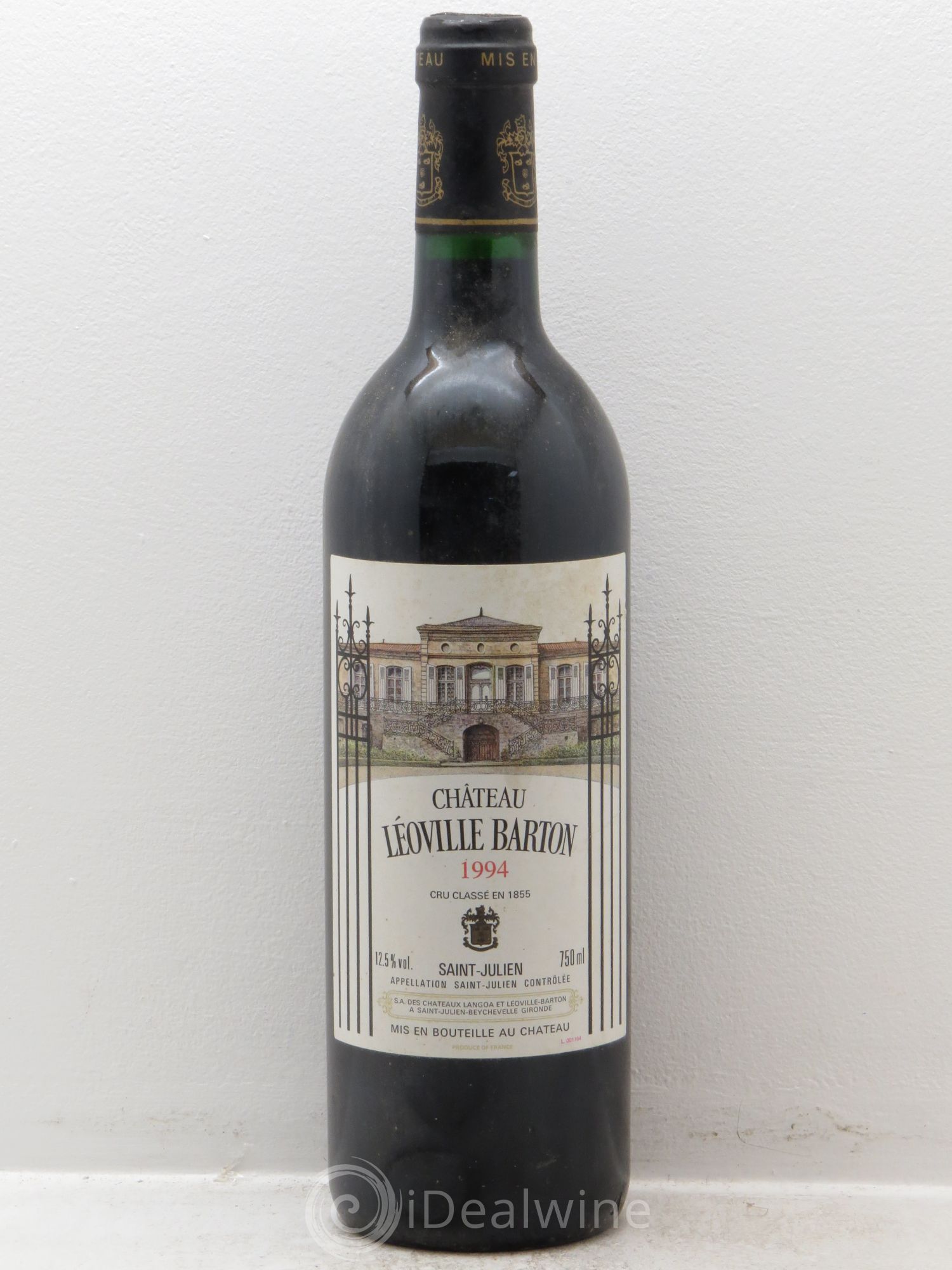 Château Léoville Barton 2ème Grand Cru Classé 1994 - Lot de 1 bouteille - 0