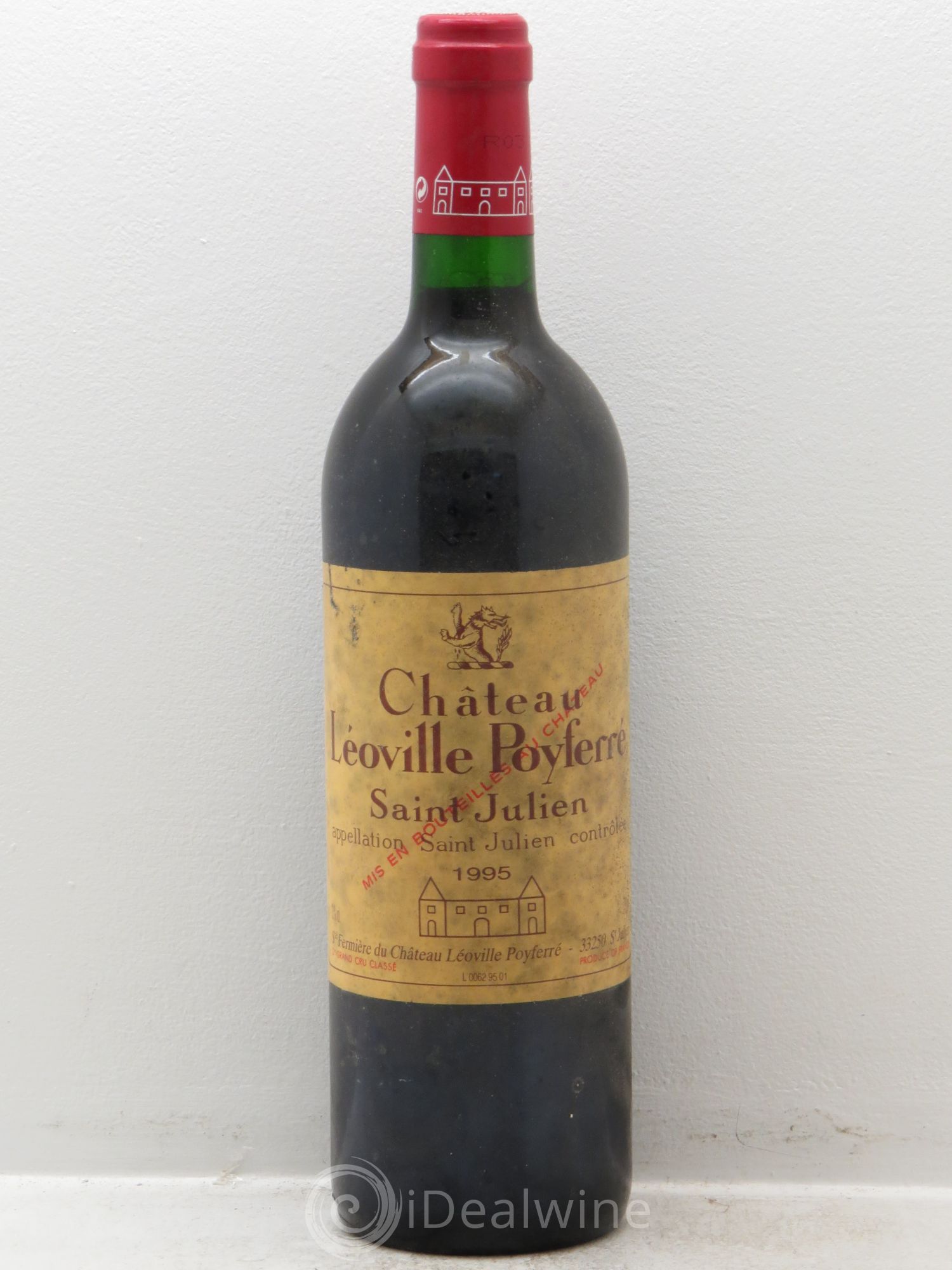 Château Léoville Poyferré 2ème Grand Cru Classé 1995 - Lot de 1 bouteille - 0