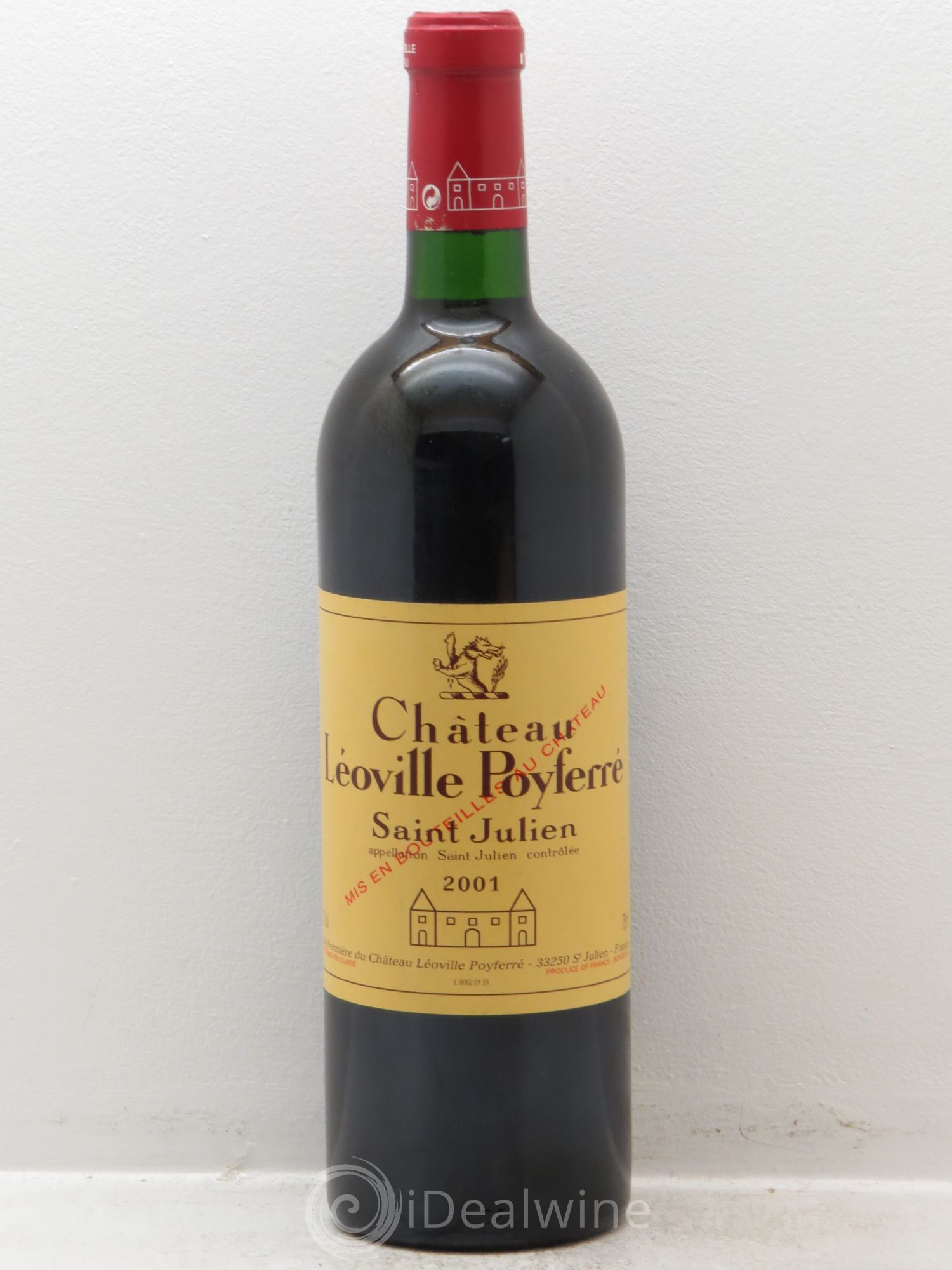 Château Léoville Poyferré 2ème Grand Cru Classé 2001 - Lot de 1 bouteille - 0