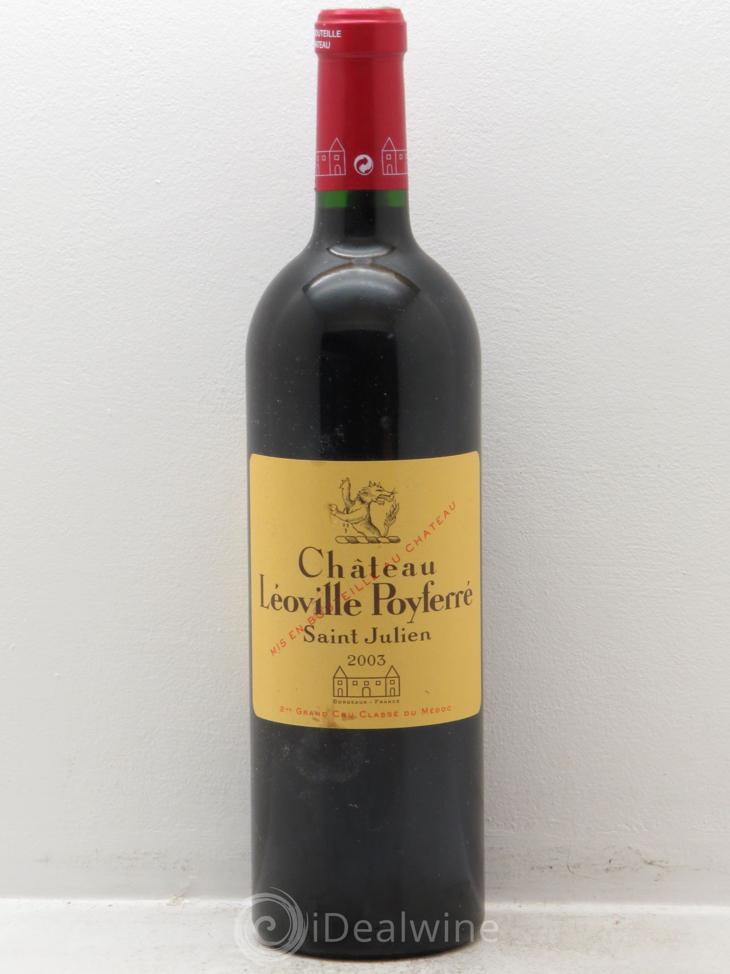 Château Léoville Poyferré 2ème Grand Cru Classé 2003 - Lot de 1 bouteille - 0