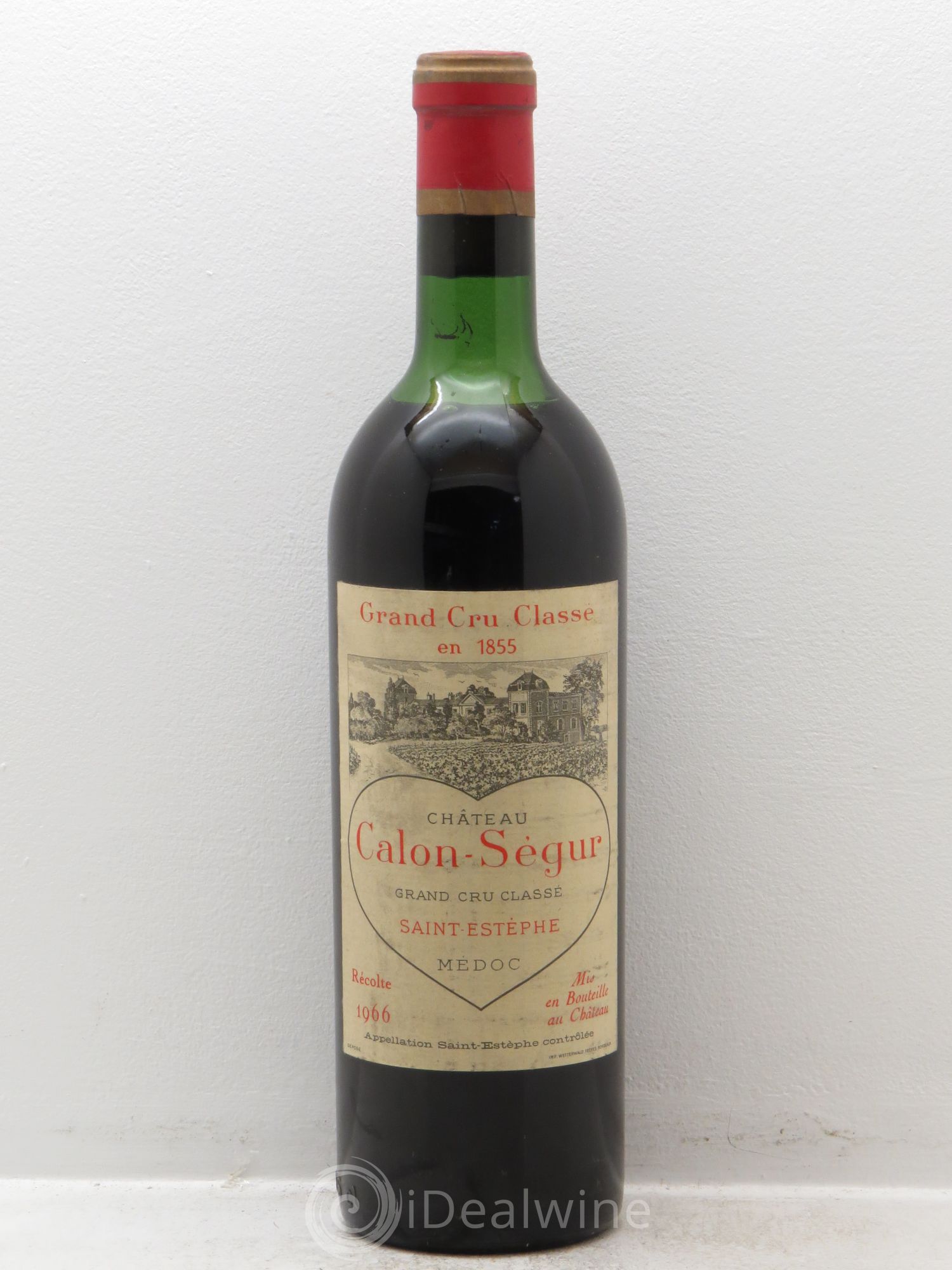 Château Calon Ségur 3ème Grand Cru Classé 1966 - Lot de 1 bouteille - 0