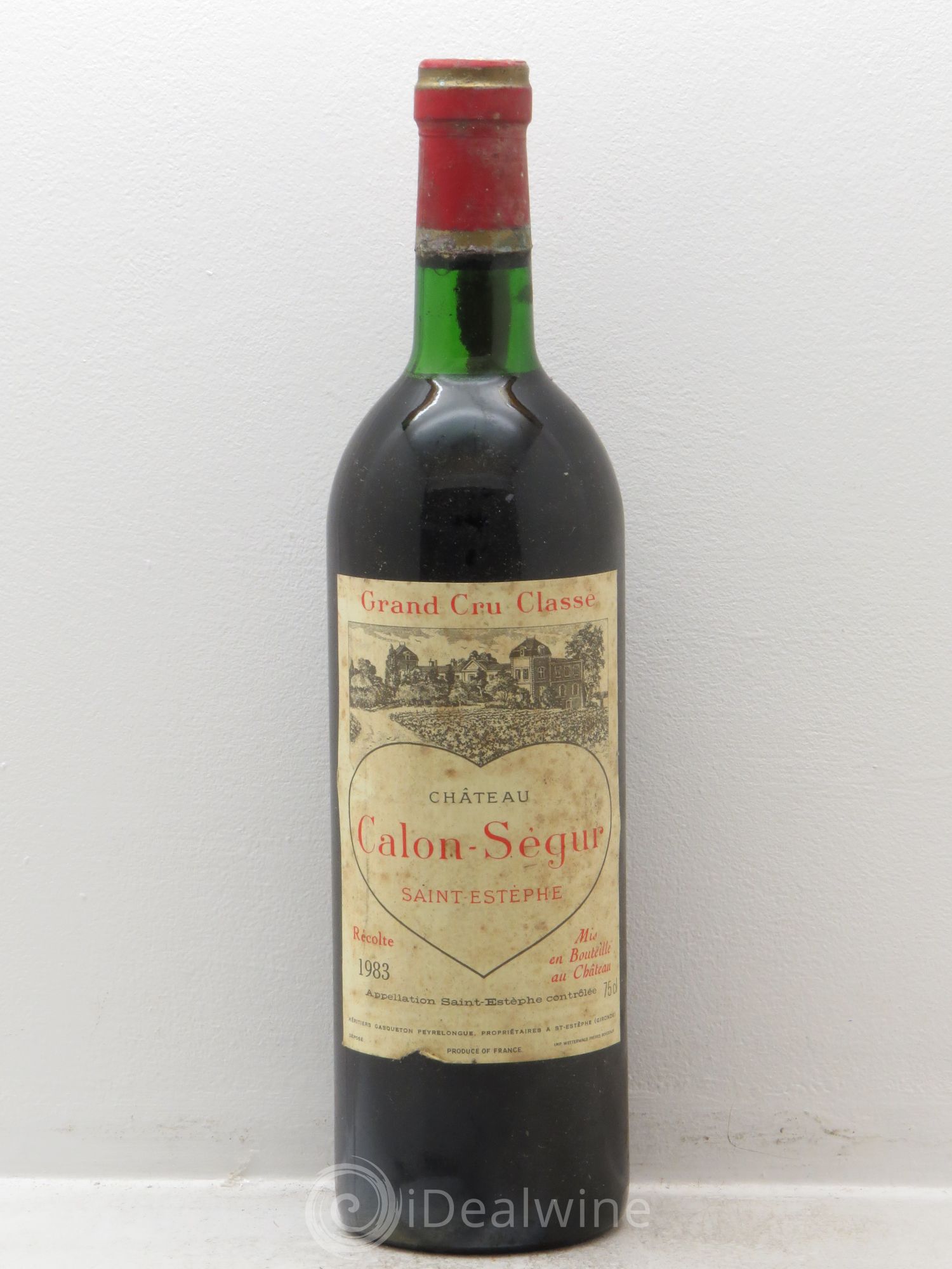 Château Calon Ségur 3ème Grand Cru Classé 1983 - Lot de 1 bouteille - 0