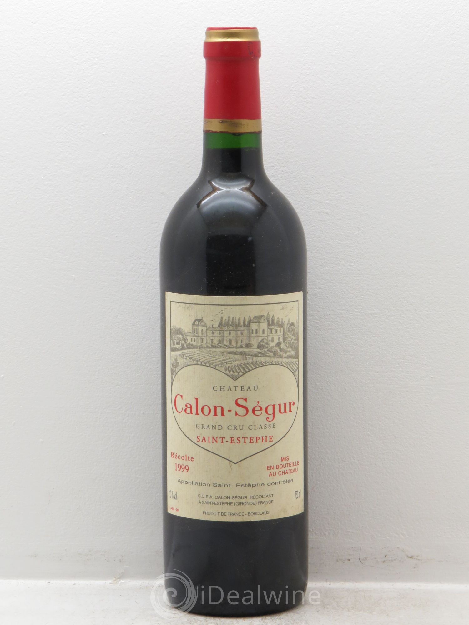 Château Calon Ségur 3ème Grand Cru Classé 1999 - Lot de 1 bouteille - 0