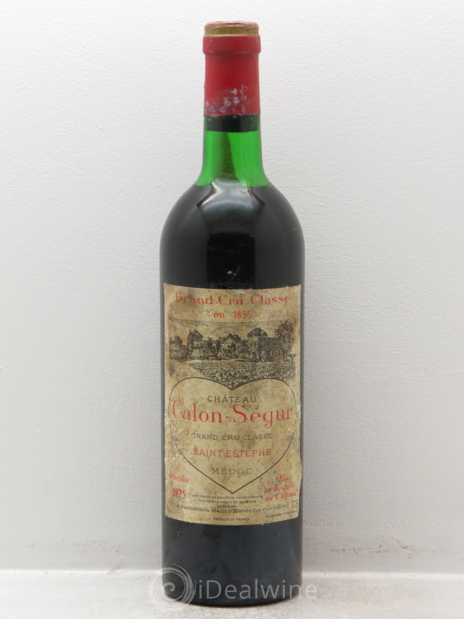 Château Calon Ségur 3ème Grand Cru Classé 1975 - Lot de 1 bouteille - 0