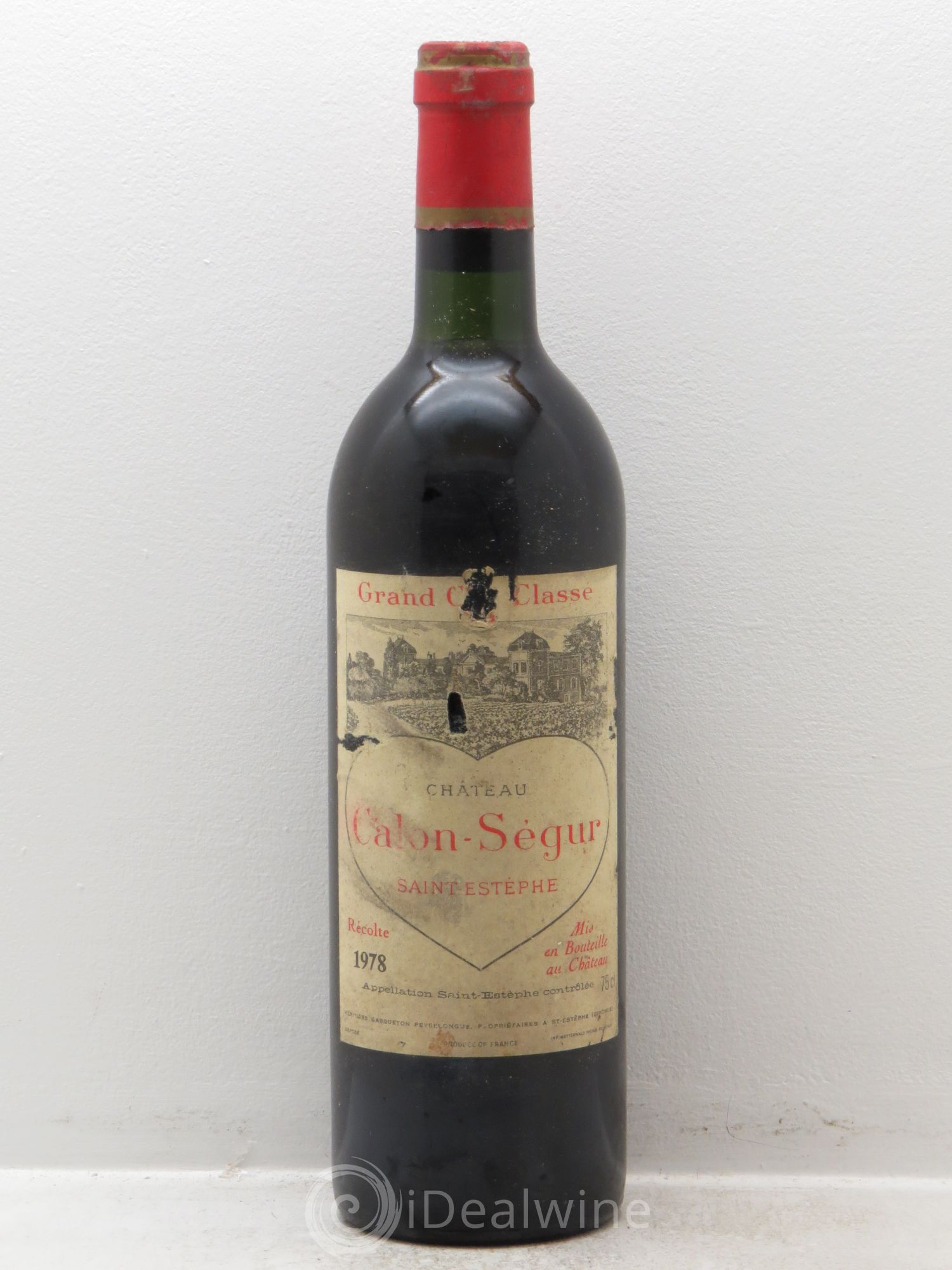 Château Calon Ségur 3ème Grand Cru Classé 1978 - Lot de 1 bouteille - 0