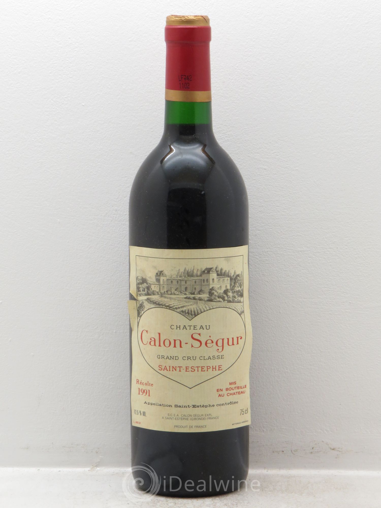 Château Calon Ségur 3ème Grand Cru Classé 1991 - Lot de 1 bouteille - 0