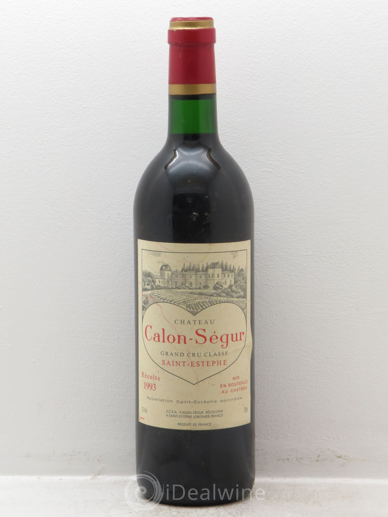 Château Calon Ségur 3ème Grand Cru Classé 1993 - Lot de 1 bouteille - 0